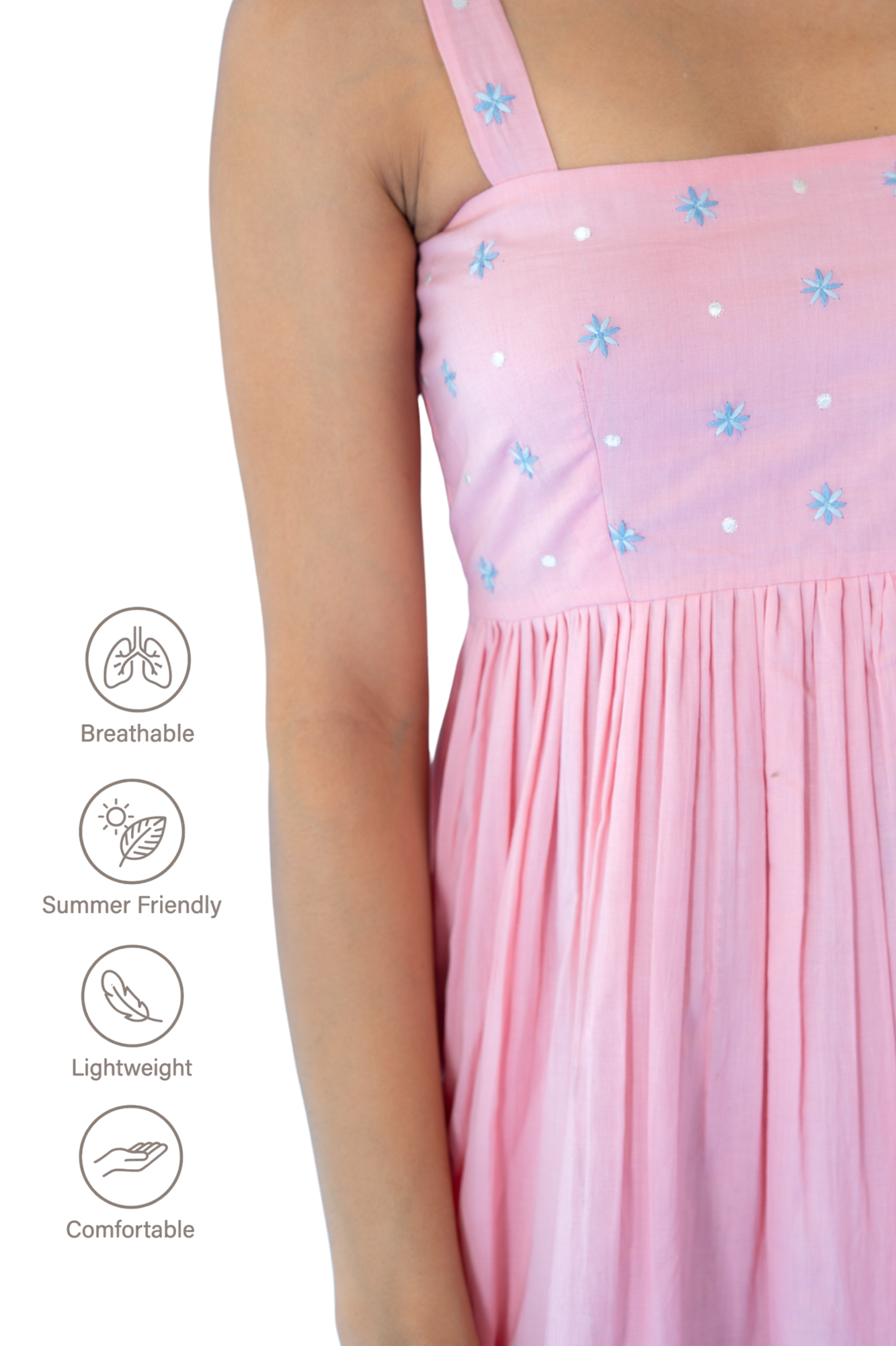 BABY PINK BLUSH DRESS