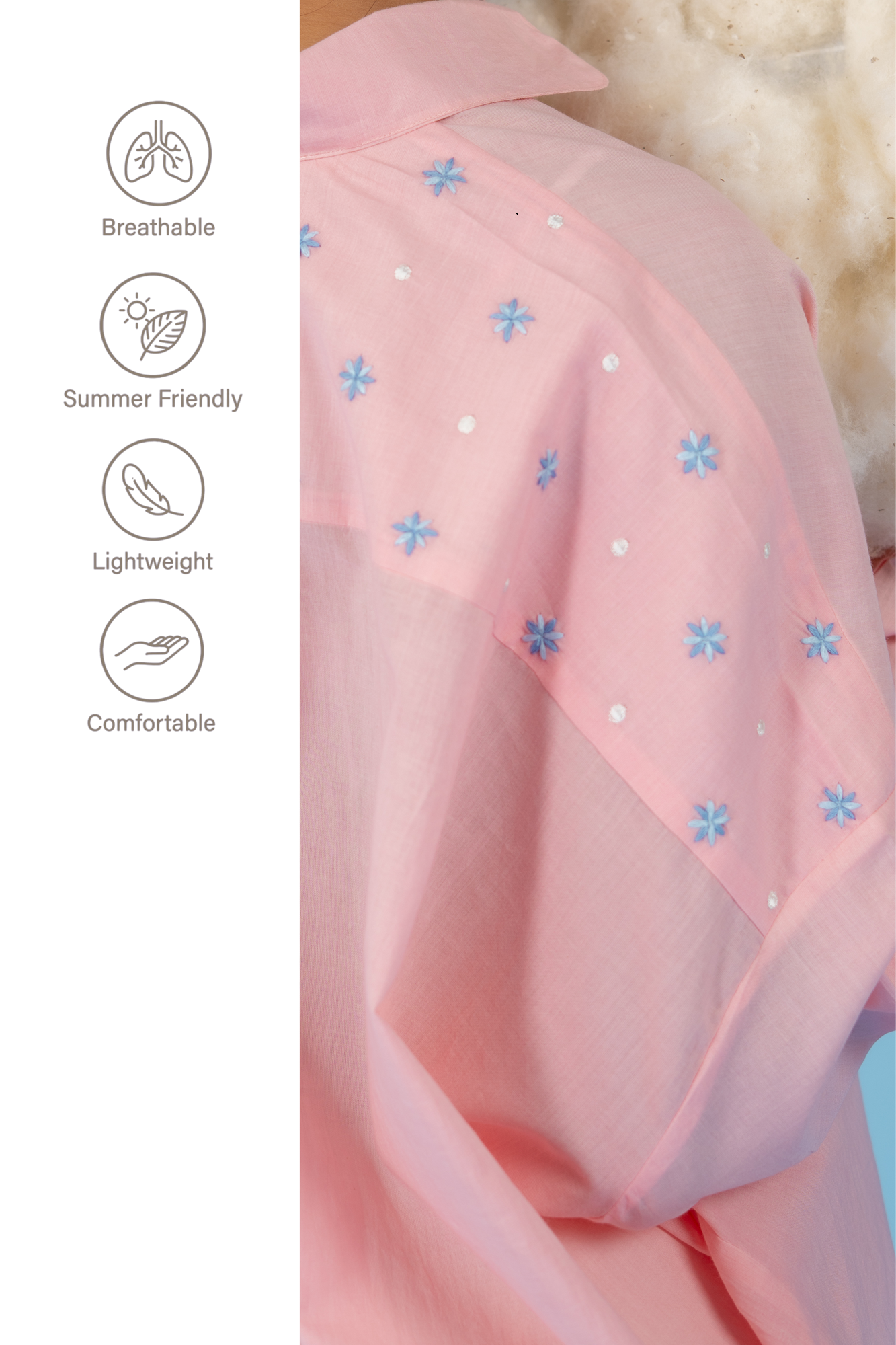 BABY PINK PEACH SHIRT