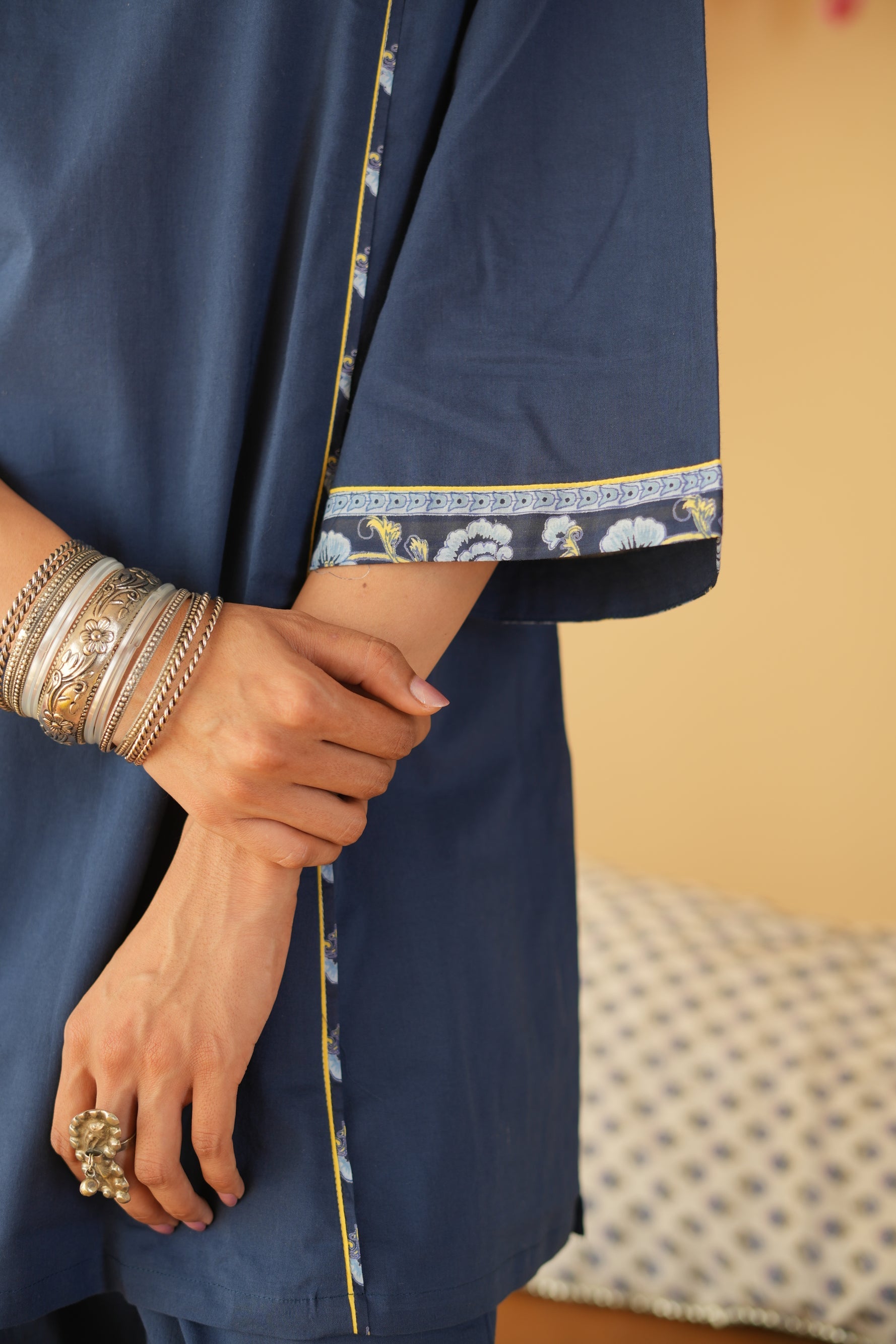 BLUE VIRA CO-ORD SET OF 2