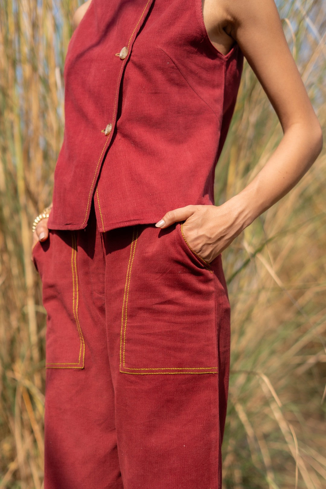 MAROON NEXIS CO-ORD SET OF 2