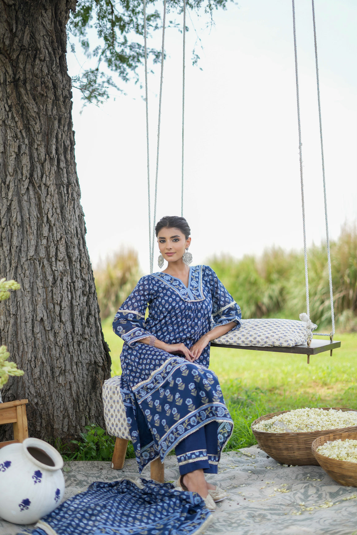 SAANJH KURTA SET OF 3