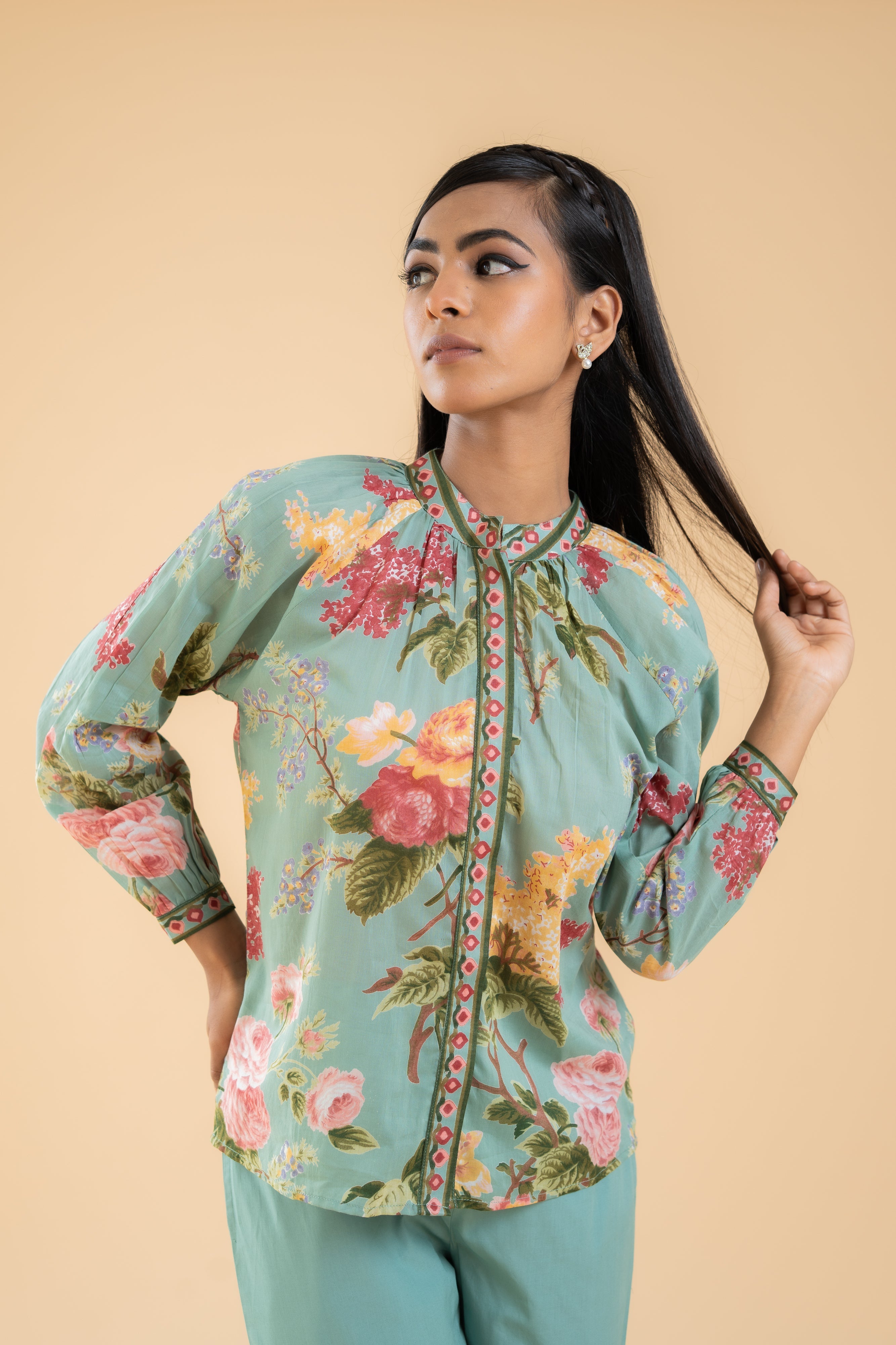 SAGE GREEN ANURA SHIRT