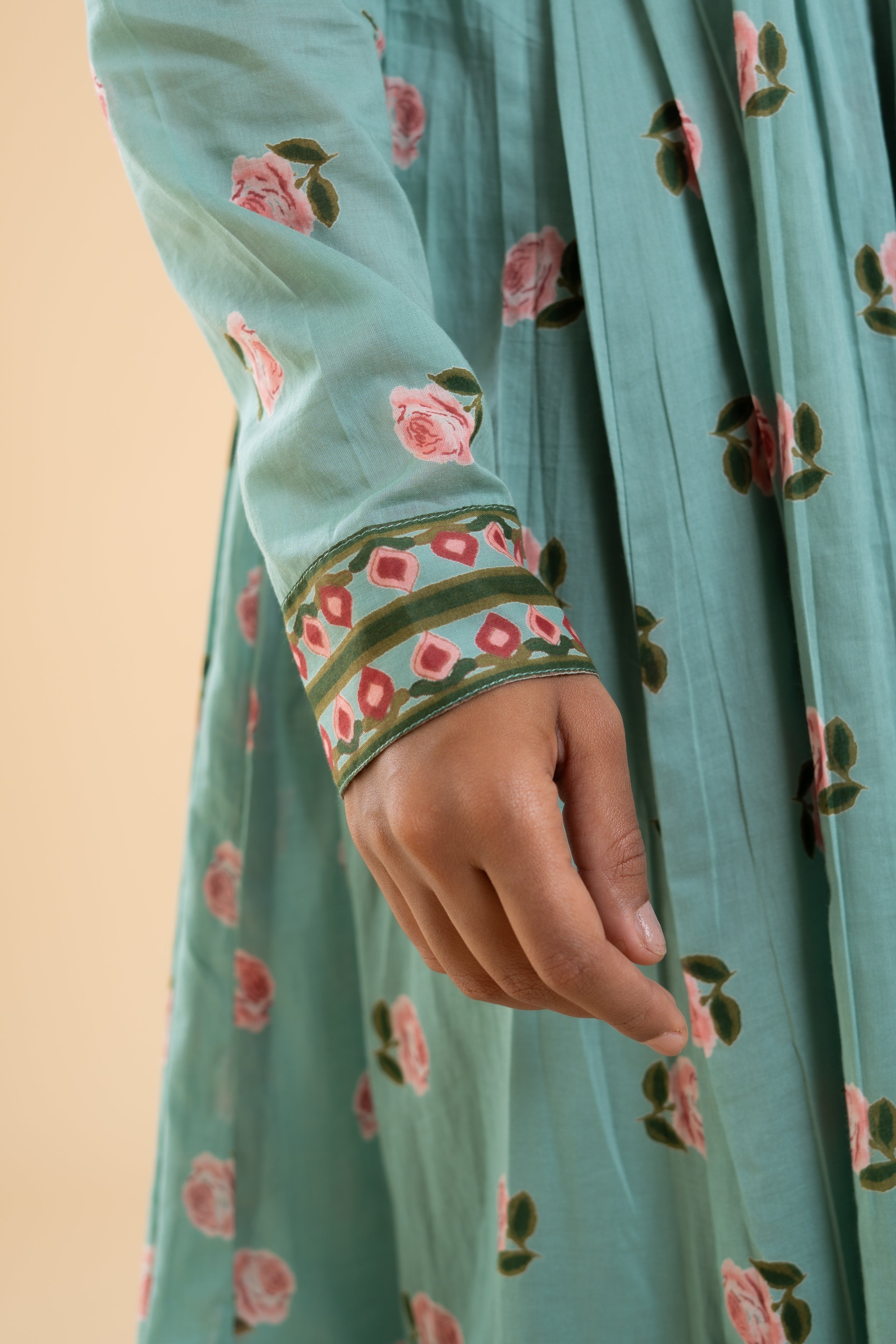 SAGE GREEN RASHIKA ANARKALI SET OF 3