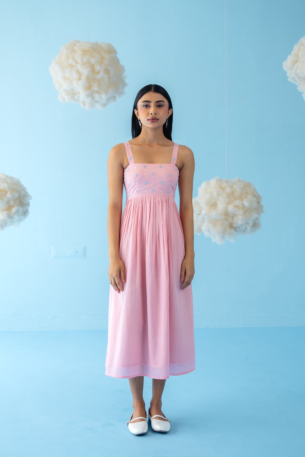 BABY PINK BLUSH DRESS