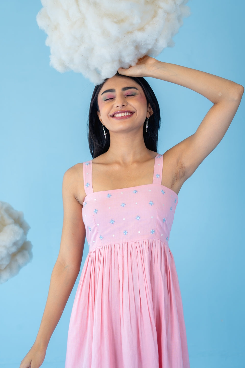 BABY PINK BLUSH DRESS