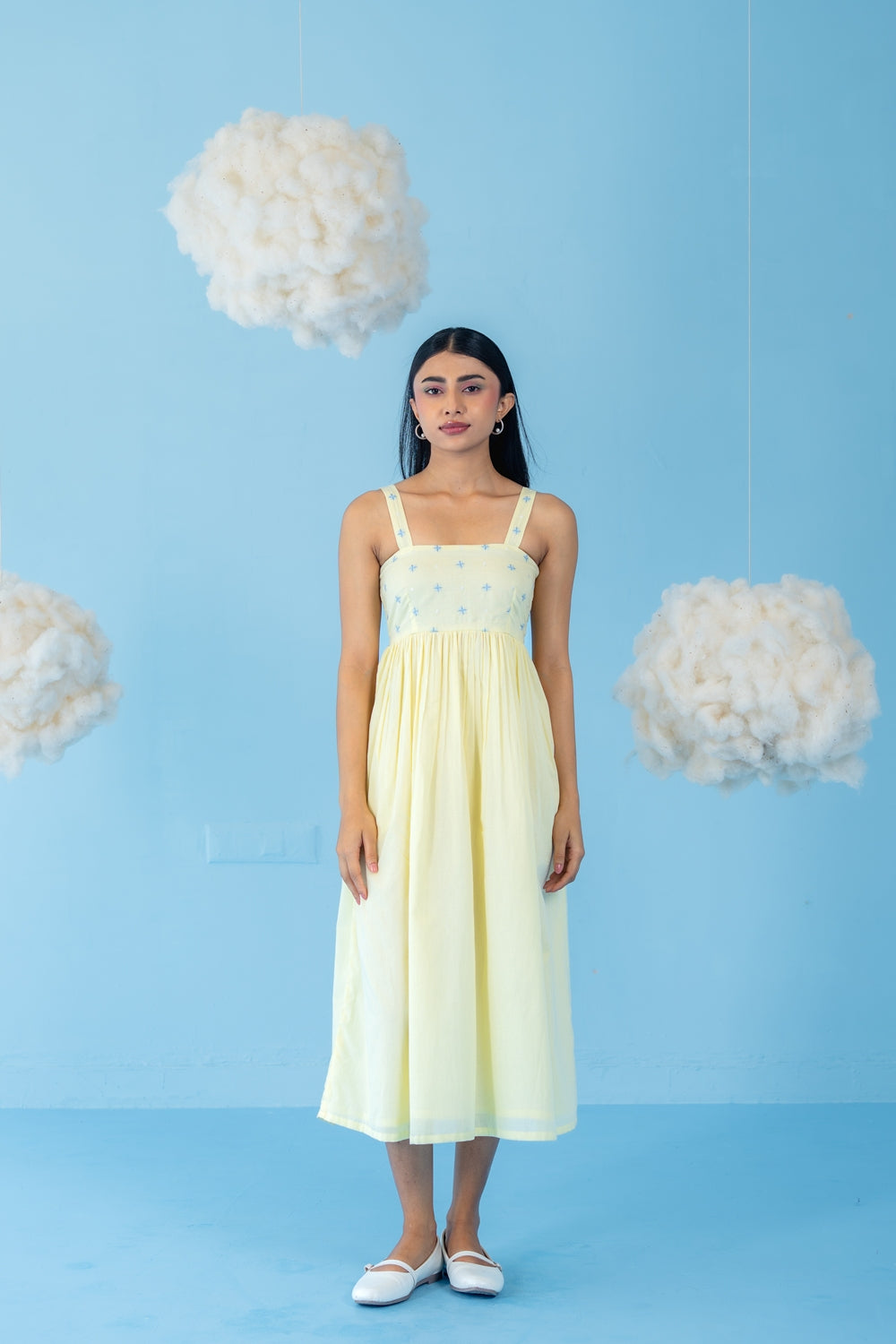BUTTER YELLOW LEMON DRESS