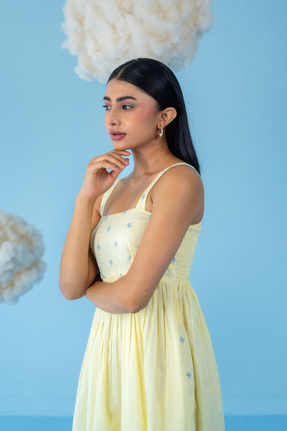 BUTTER YELLOW LEMON DRESS
