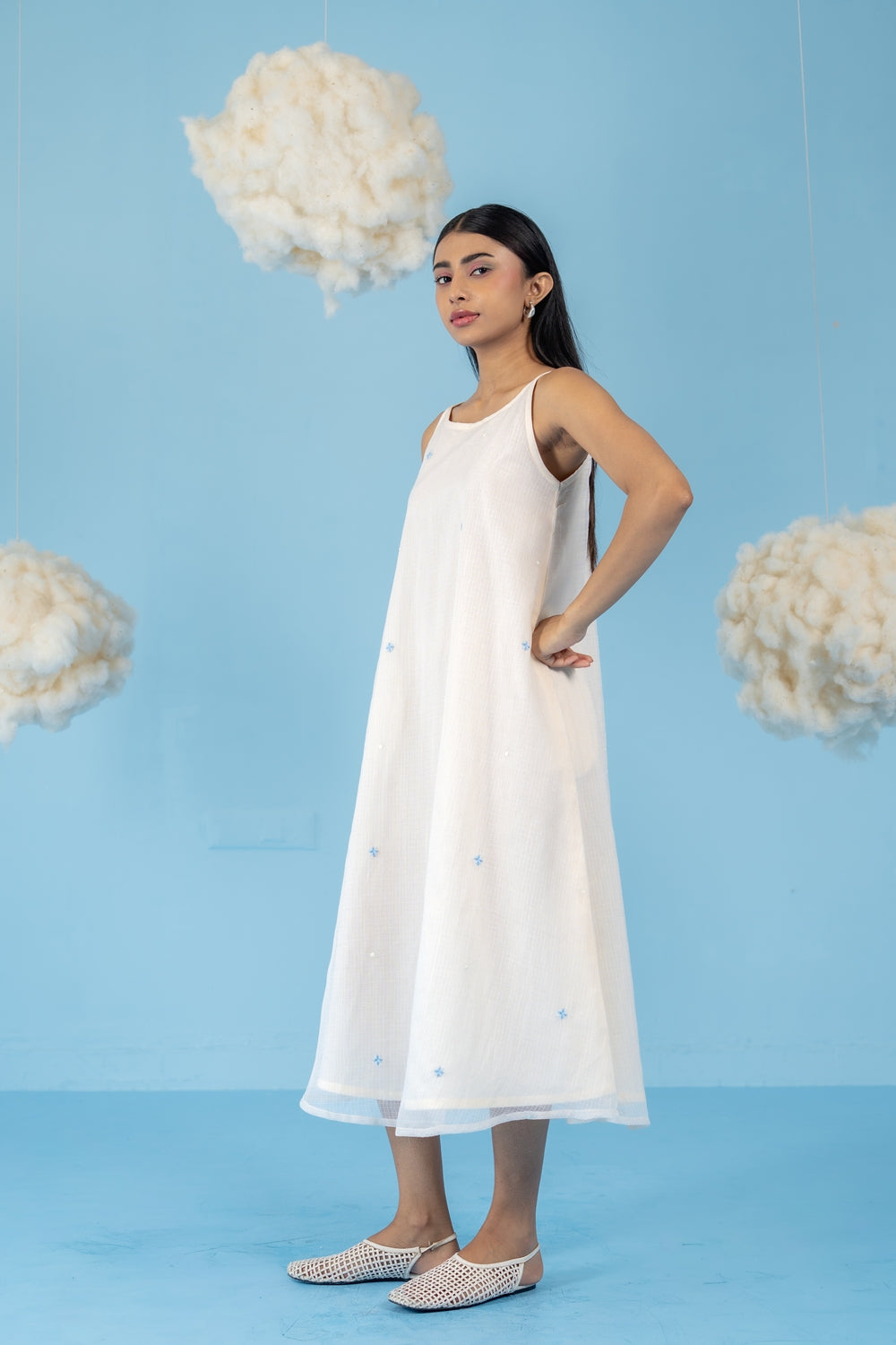 OFF-WHITE LYCHEE DRESS