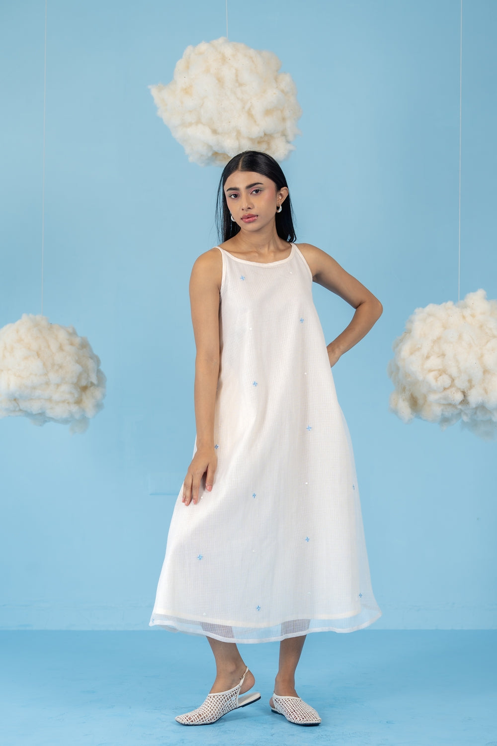 OFF-WHITE LYCHEE DRESS