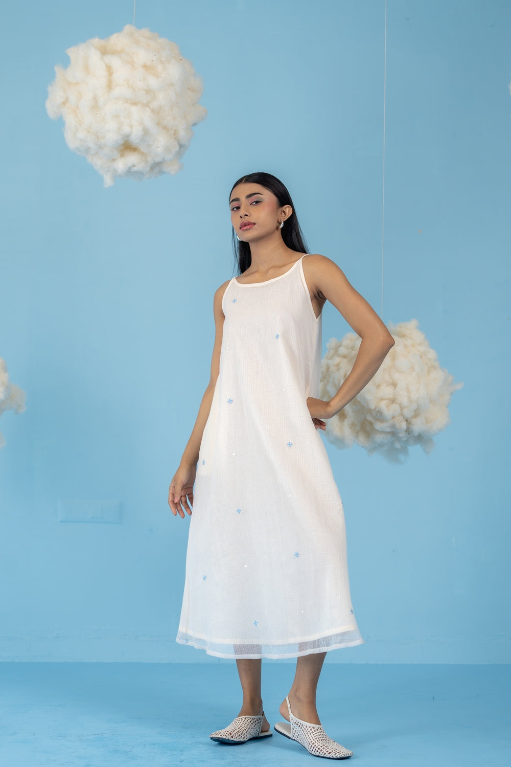 OFF-WHITE LYCHEE DRESS