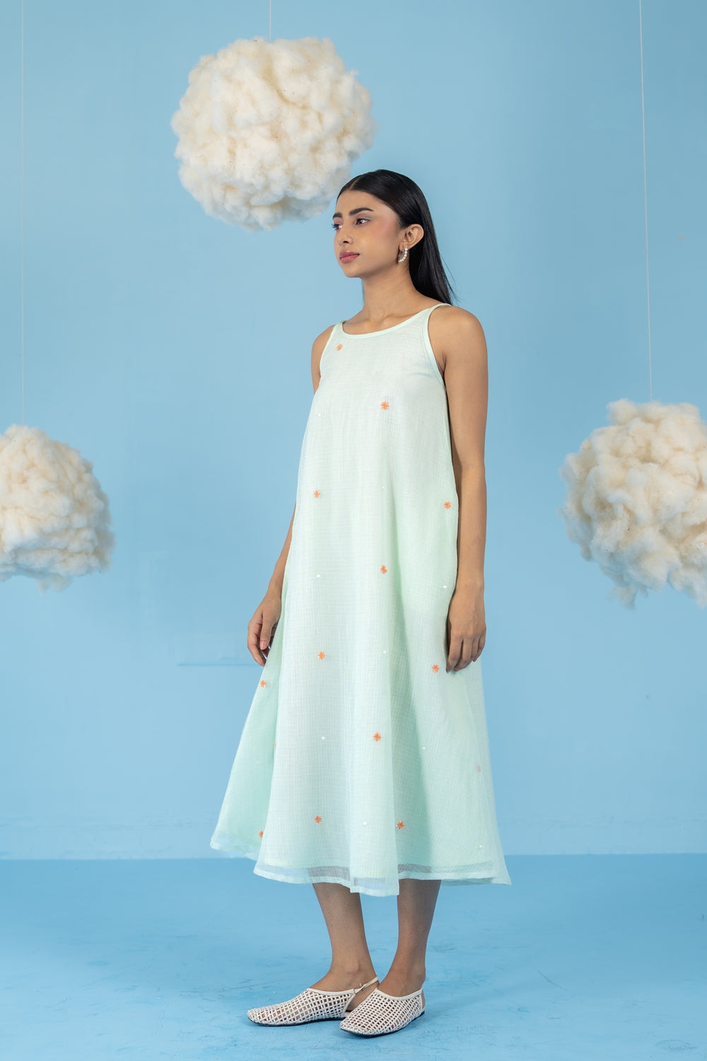 MINT GREEN PISTA DRESS