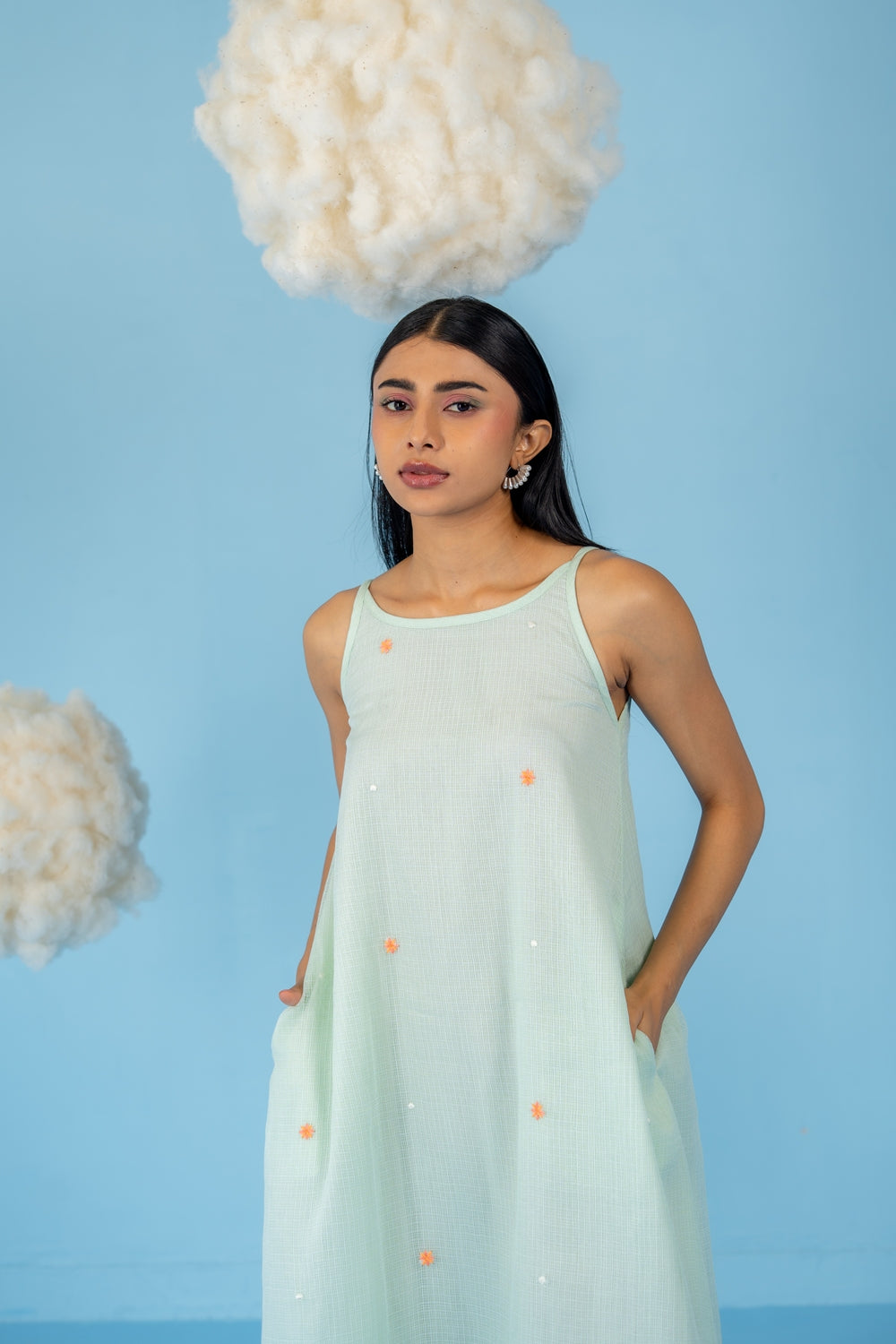 MINT GREEN PISTA DRESS