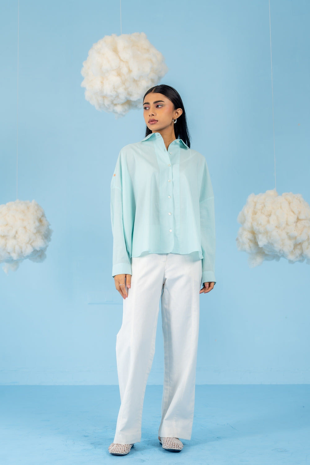SKY BLUE BLUEBERRY SHIRT