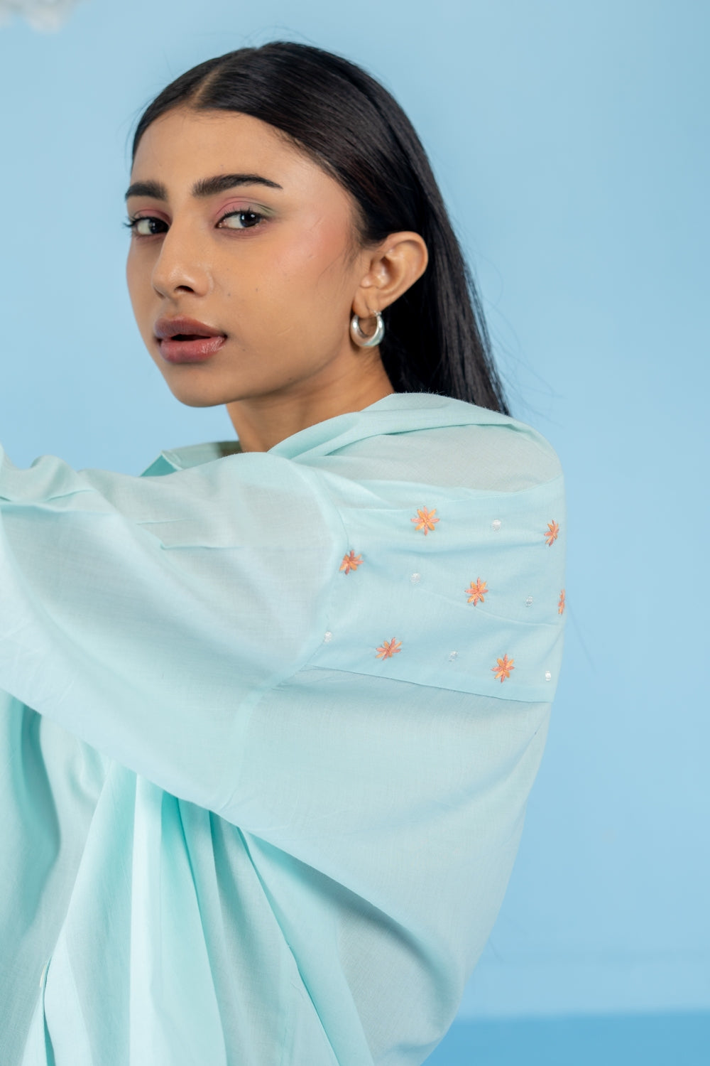 SKY BLUE BLUEBERRY SHIRT