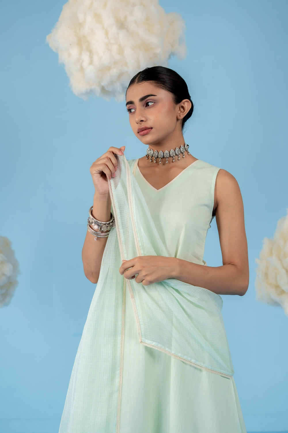 MINT GREEN KIWI KURTA SET OF 3