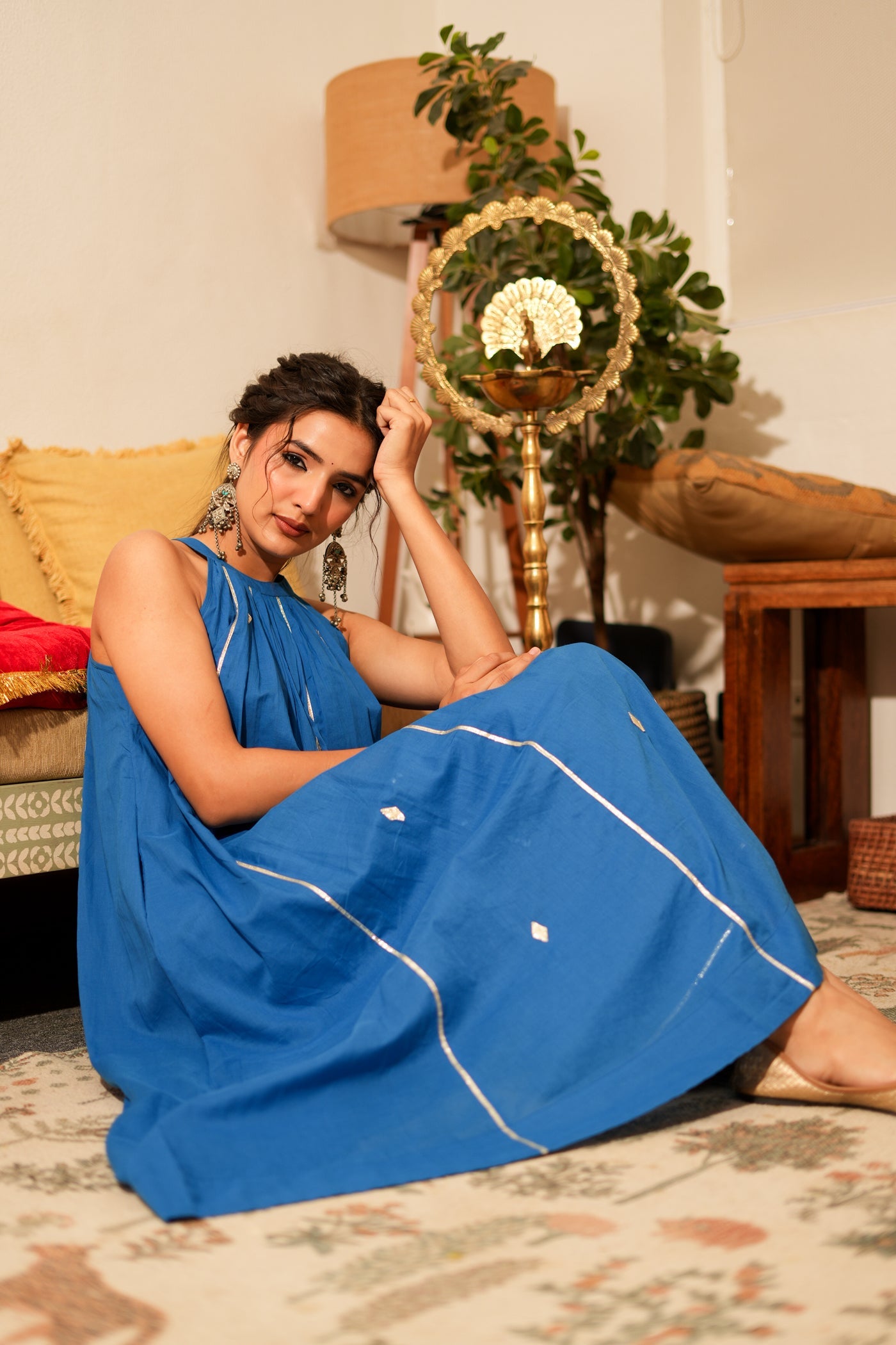 BLUE VARNIKA KURTA SET OF 2