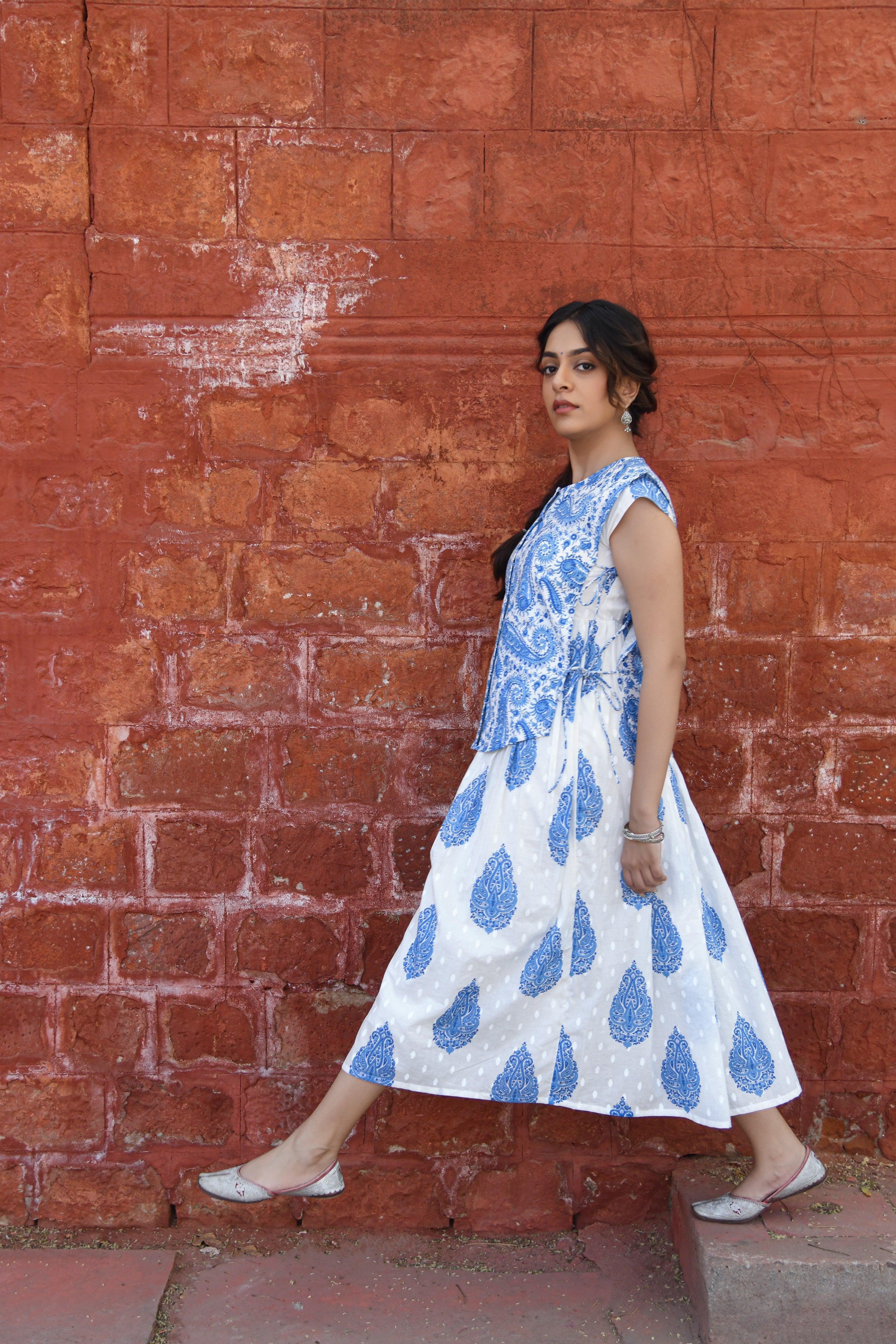 KATHANA DRESS SET OF 2 WITH KOTI