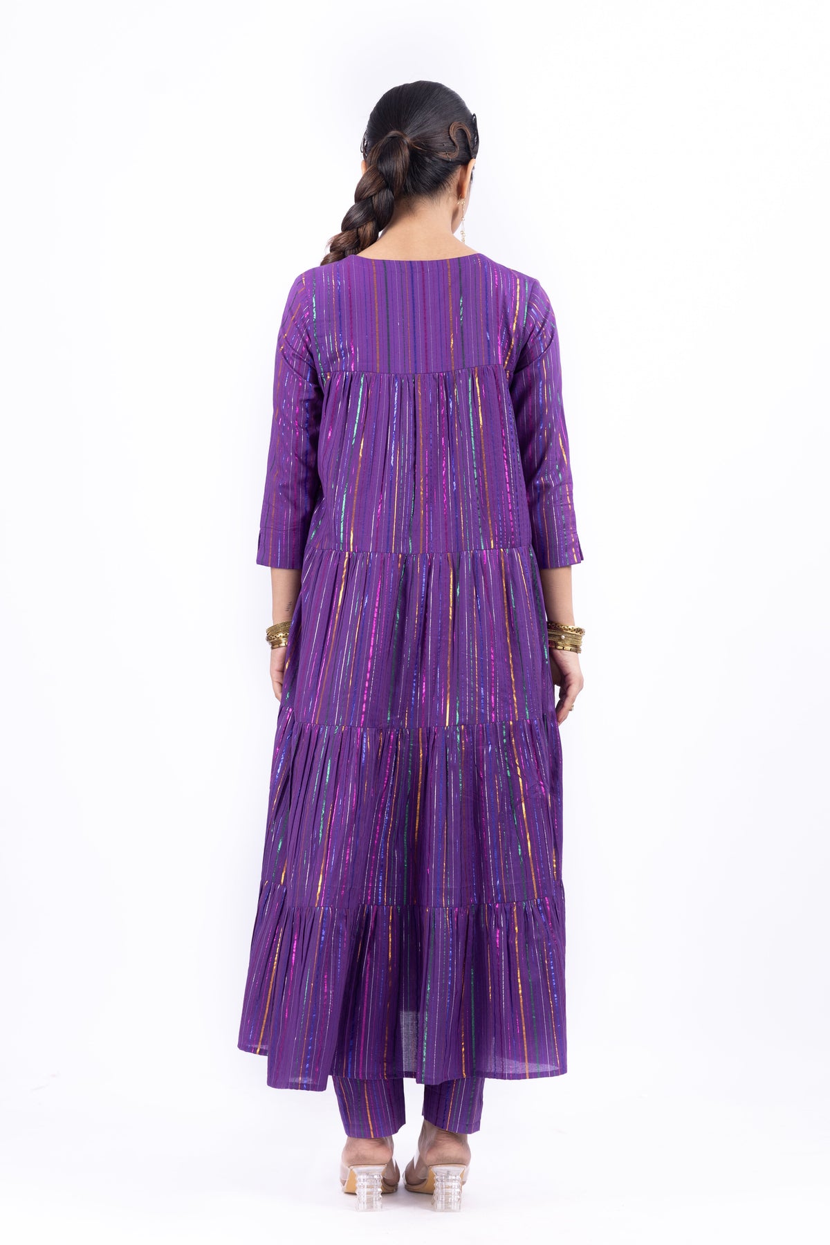 JALSA PURPLE CO-ORD SET OF 2