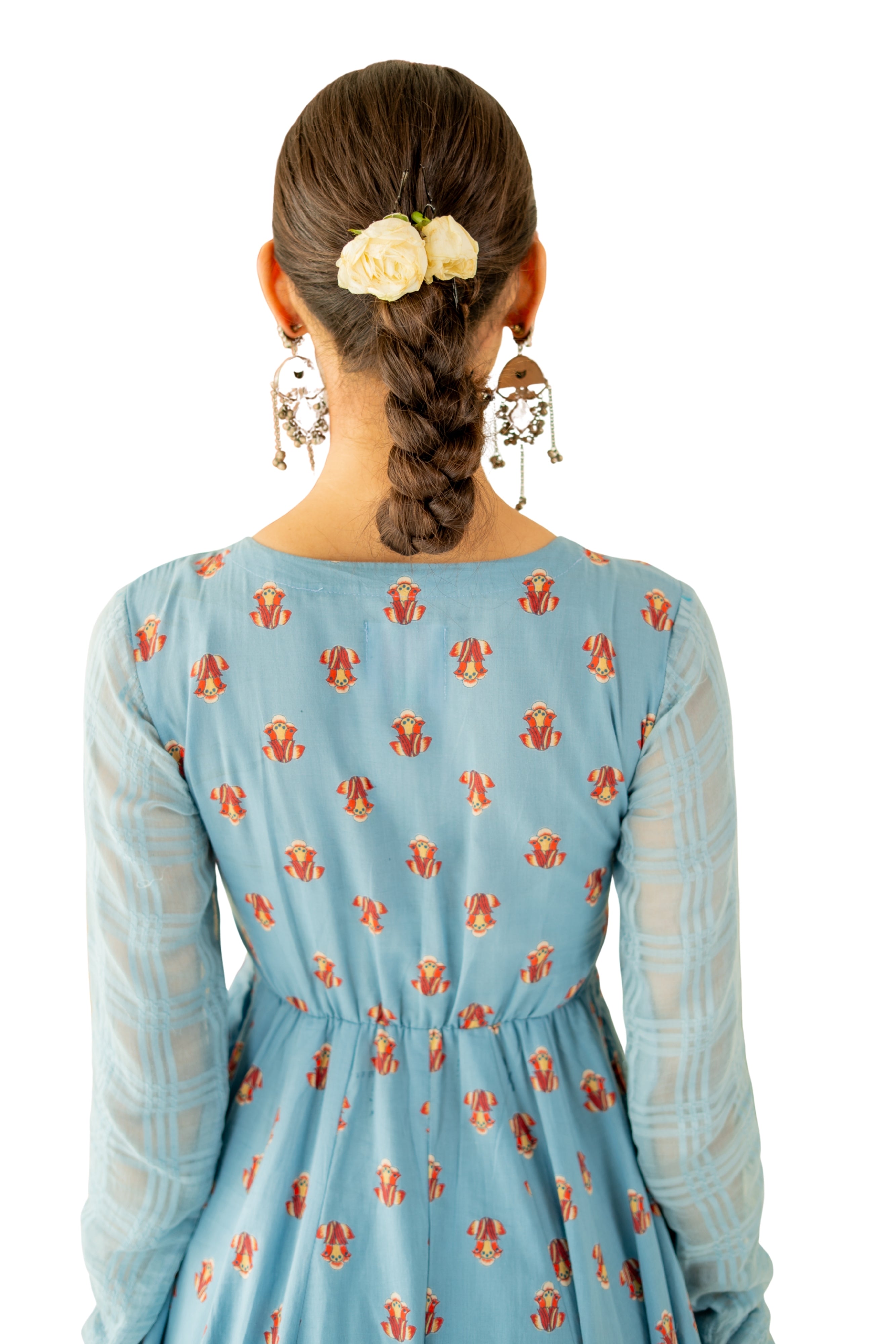 HERITAGE BLUE  MRIDUL ANARKALI SET OF 3 - RTS