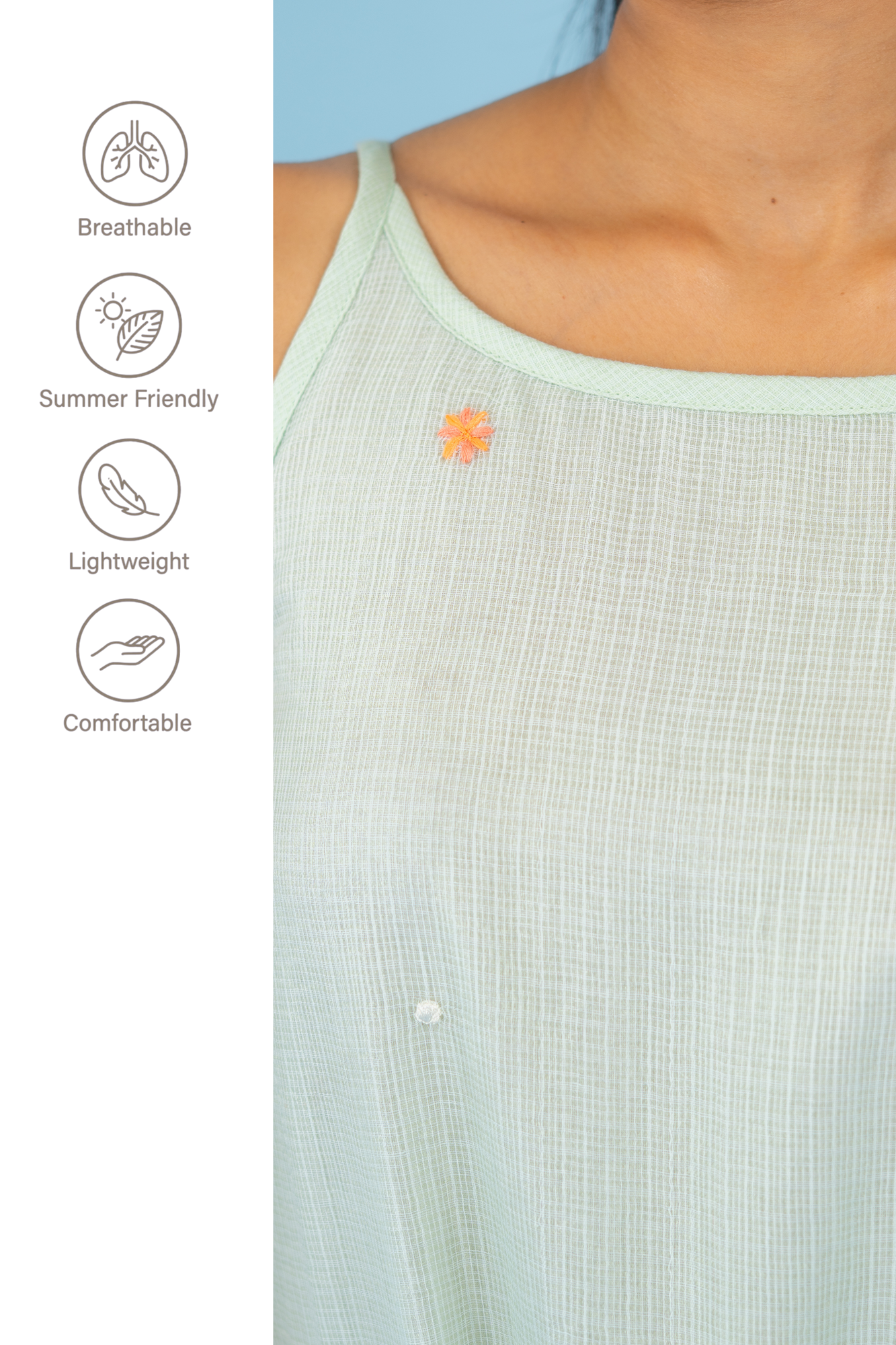 MINT GREEN  PISTA DRESS