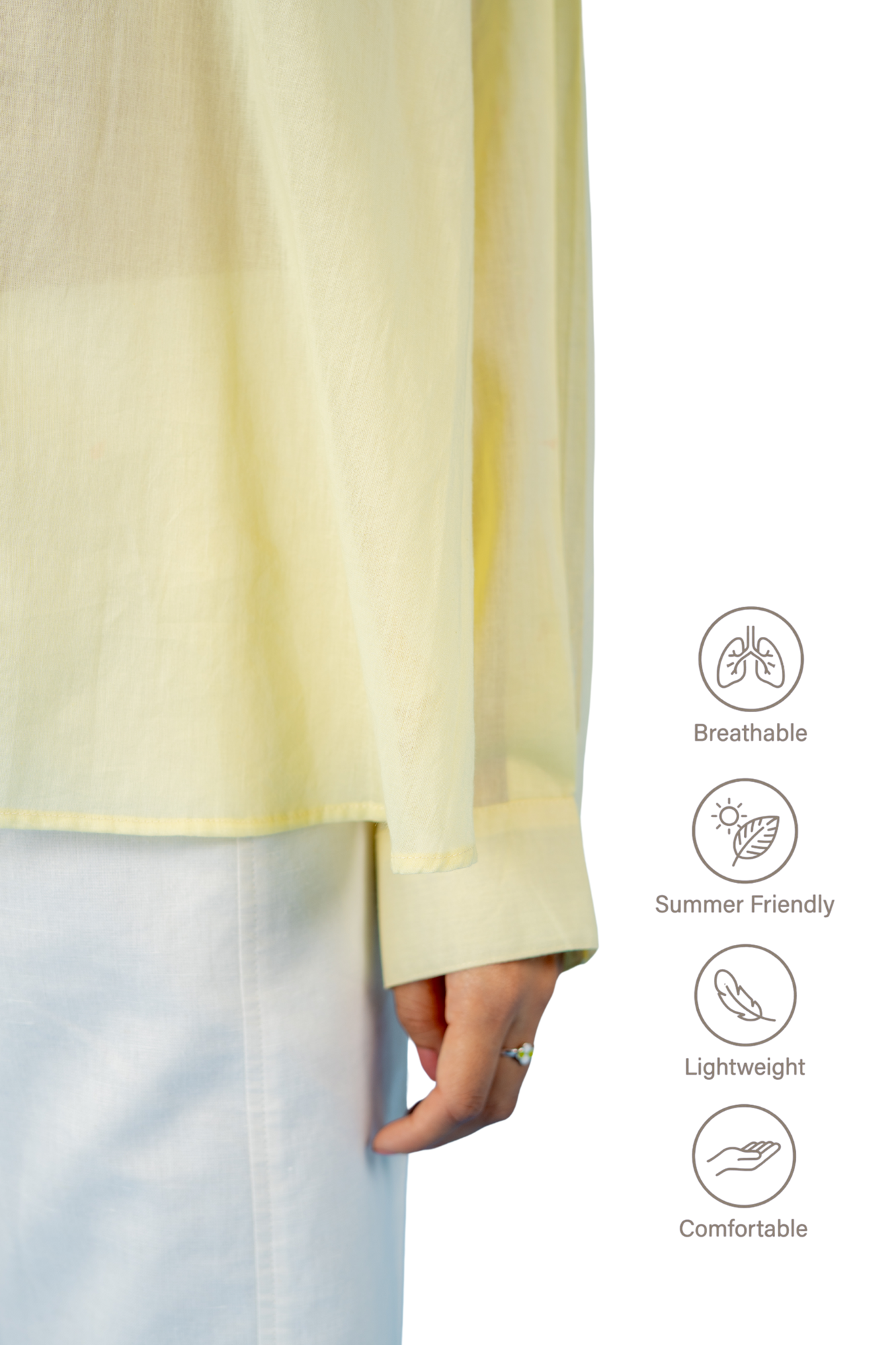 BUTTER YELLOW  PINEAPPLE  SHIRT