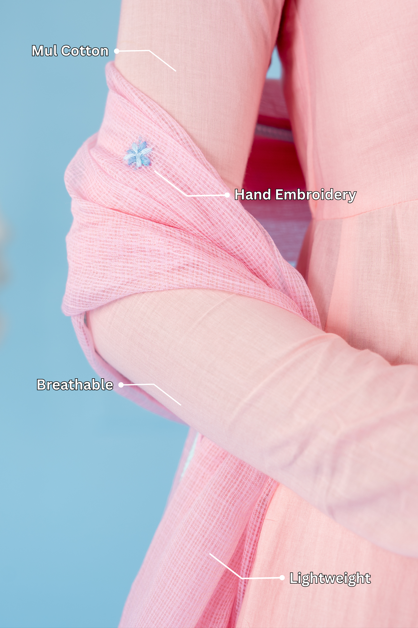 BABY PINK  BERRY ANARKALI SET OF 3