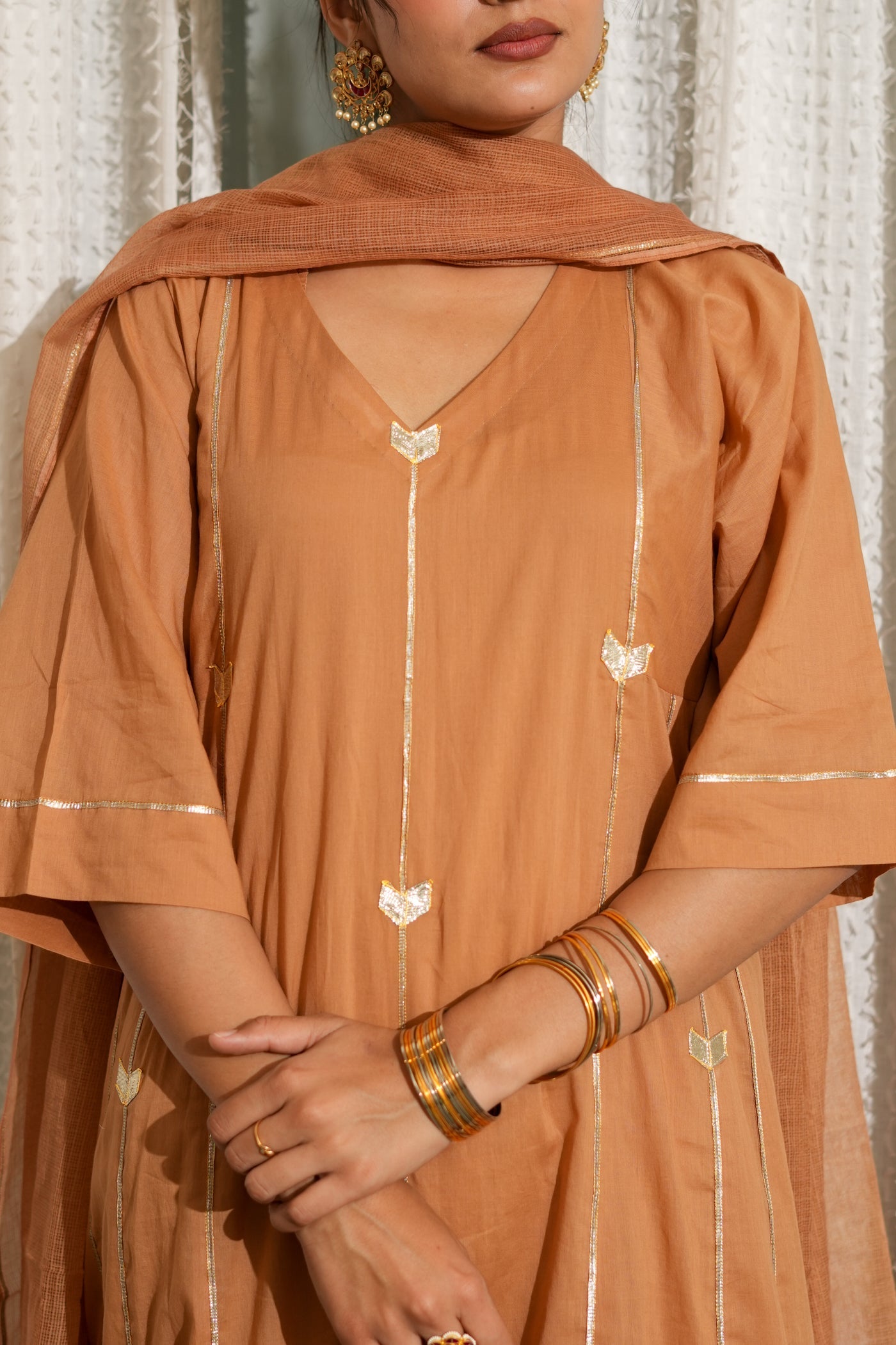MOCHA GULNAAR KURTA SET OF 4