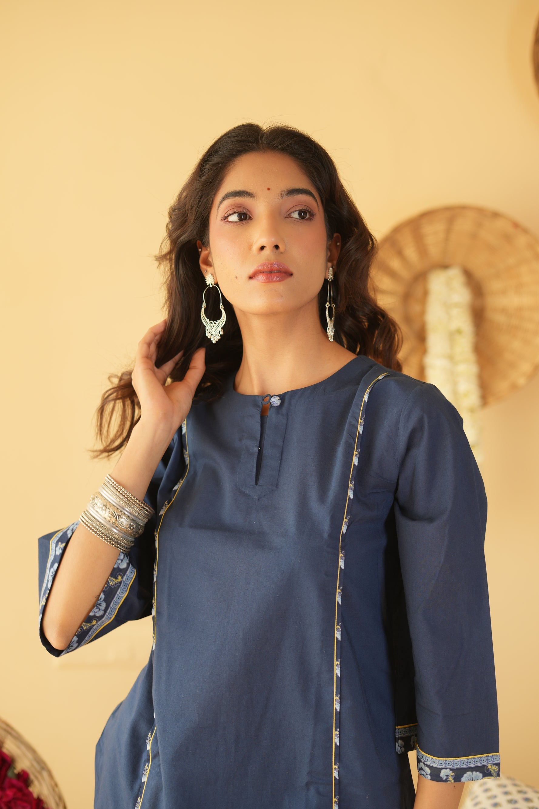 BLUE VIRA CO-ORD SET OF 2