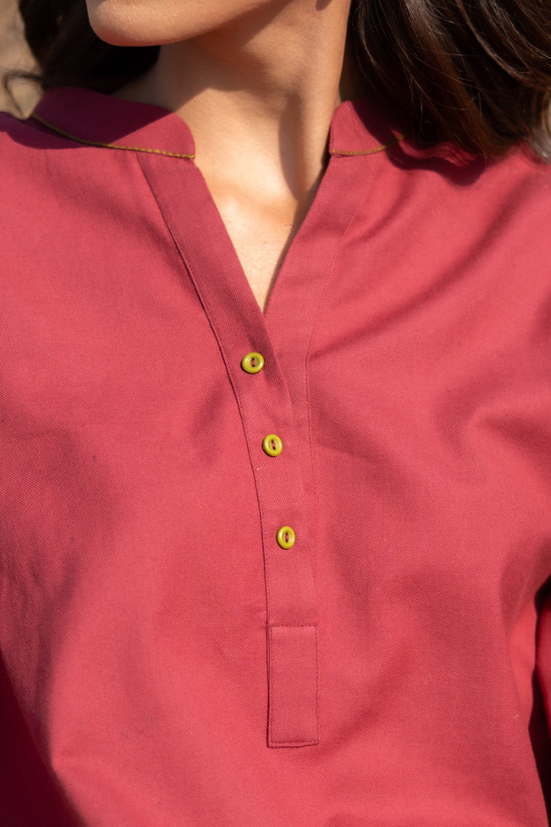 MAROON KYRO KURTA SET OF 2