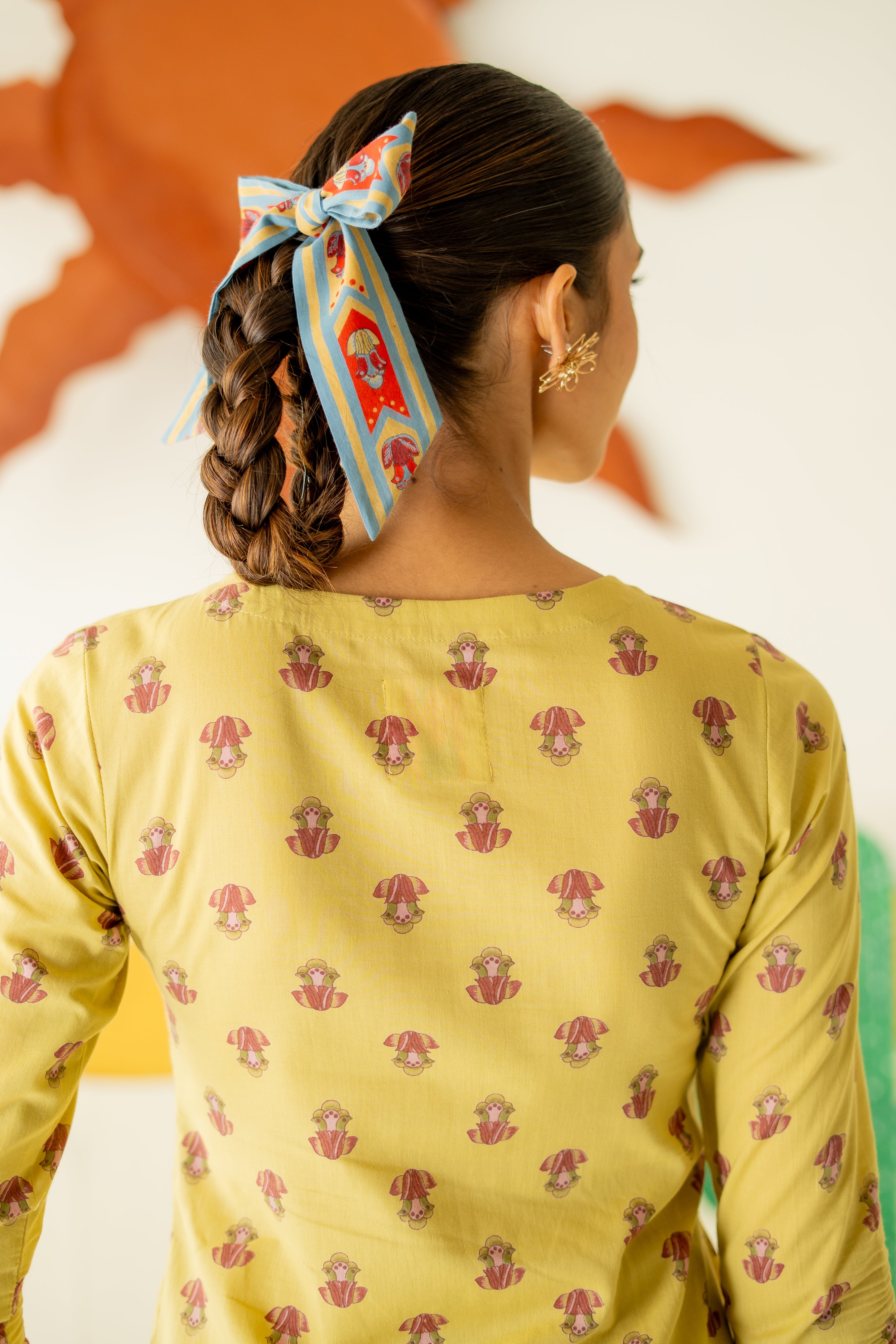 WARM OLIVE MRITTIKA KURTA SET OF 3