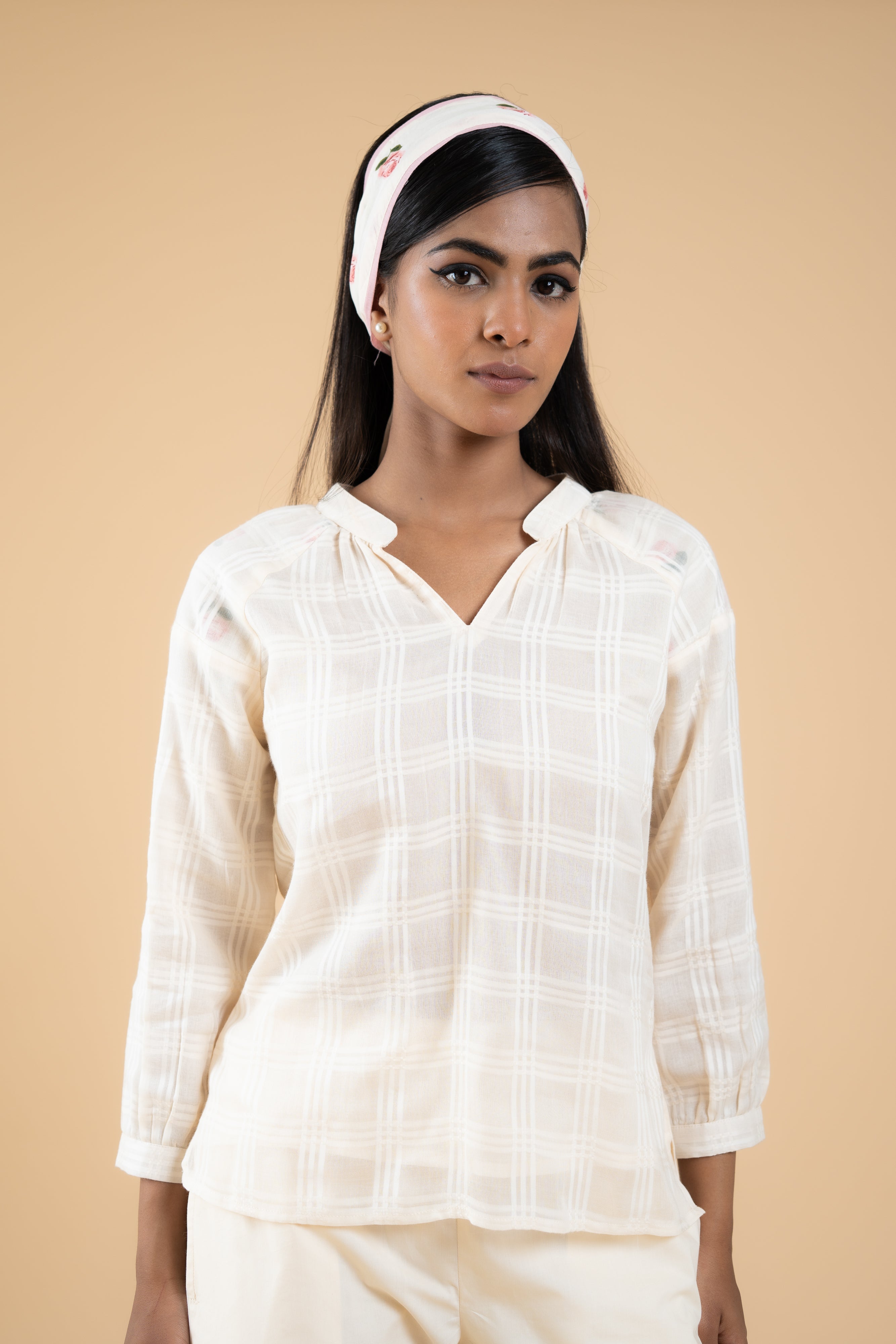 OFF WHITE SHEEN SHIRT