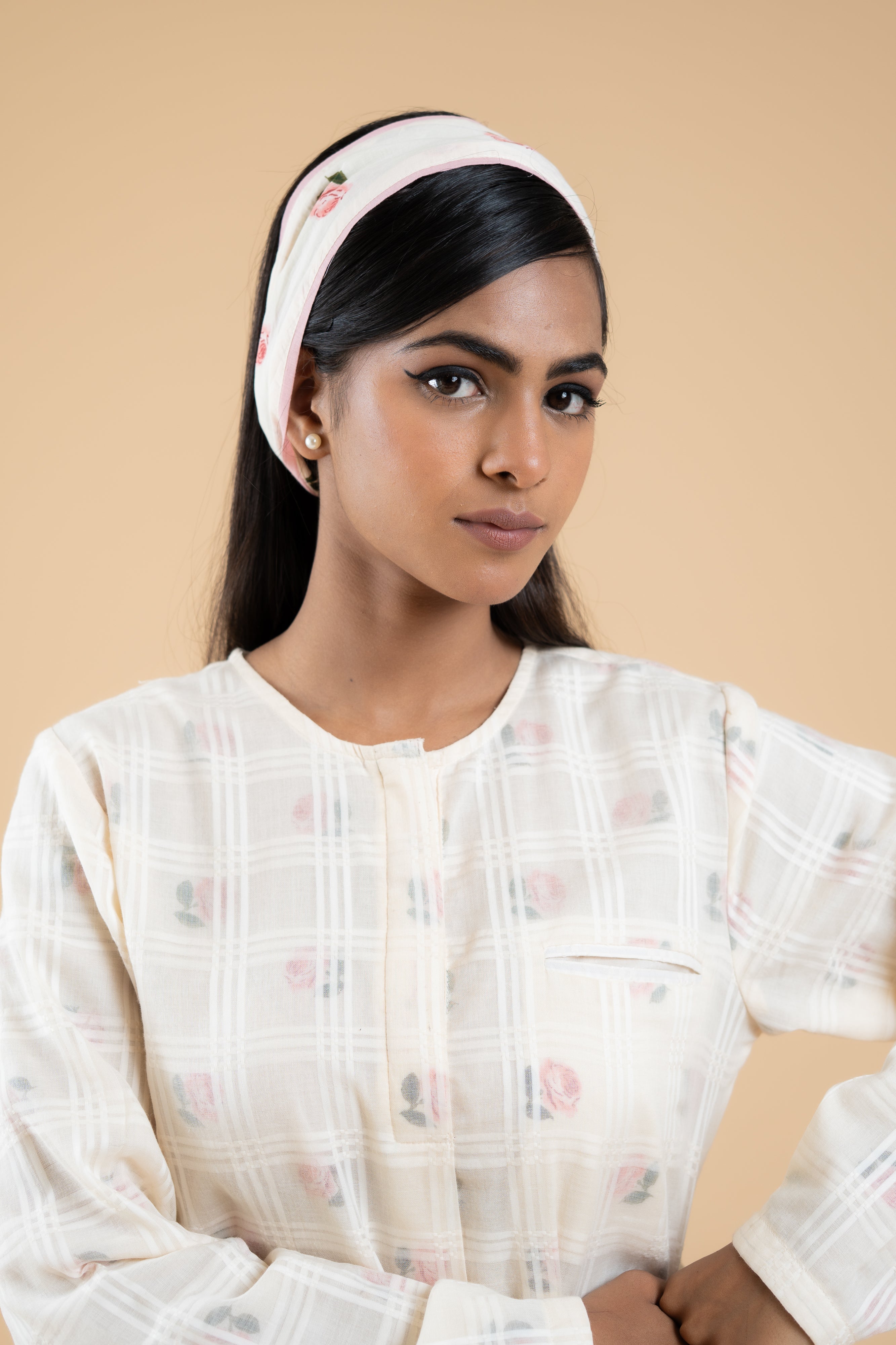 OFF WHITE GULBAGH CO-ORD SET SET OF 2