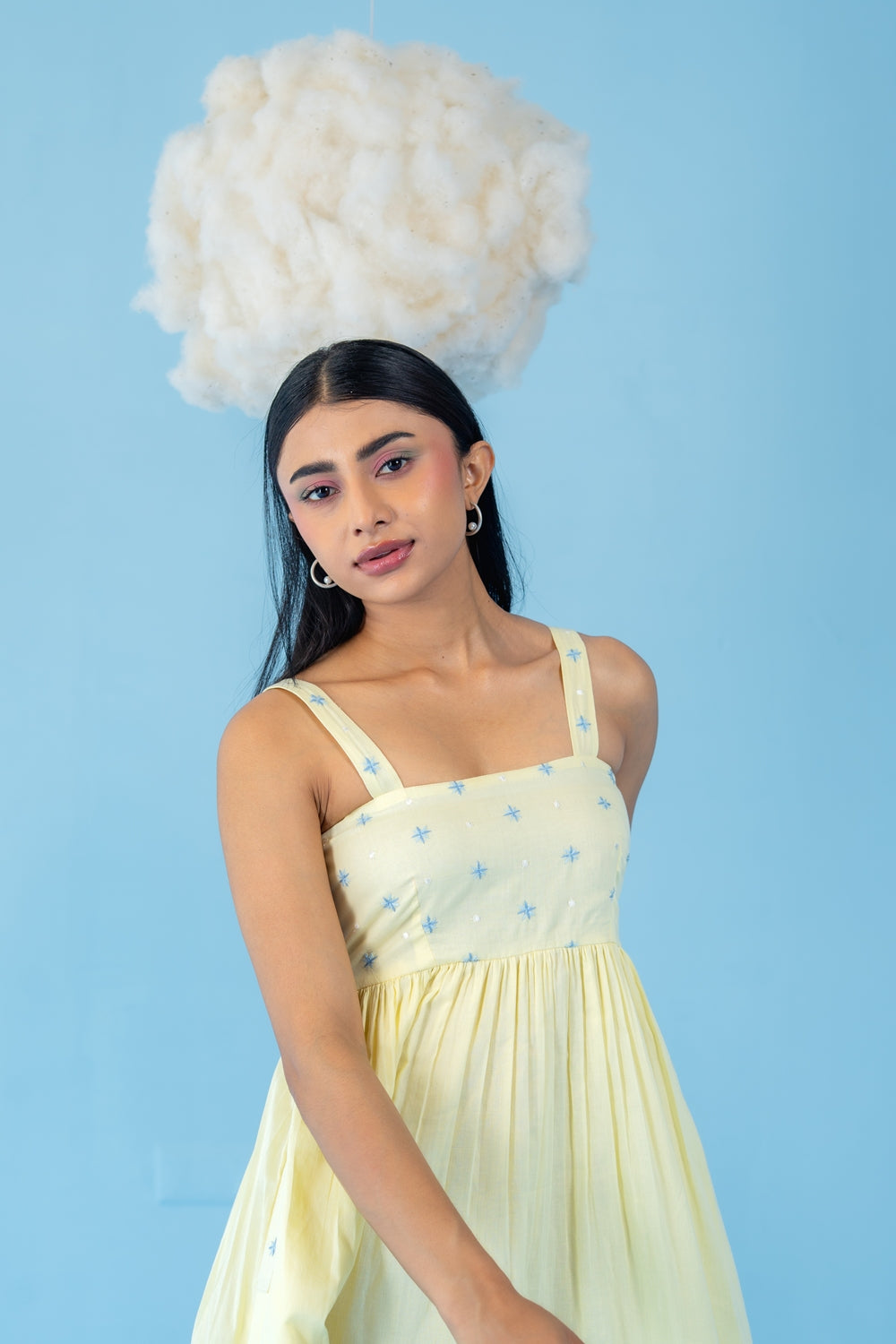BUTTER YELLOW  LEMON DRESS
