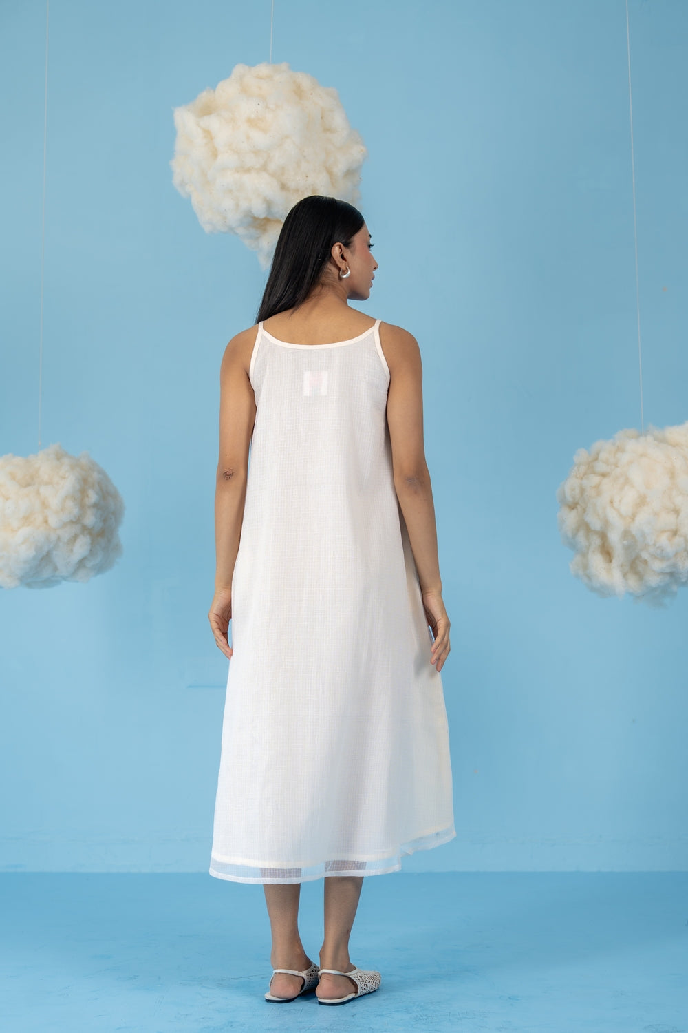 OFF-WHITE  LYCHEE DRESS