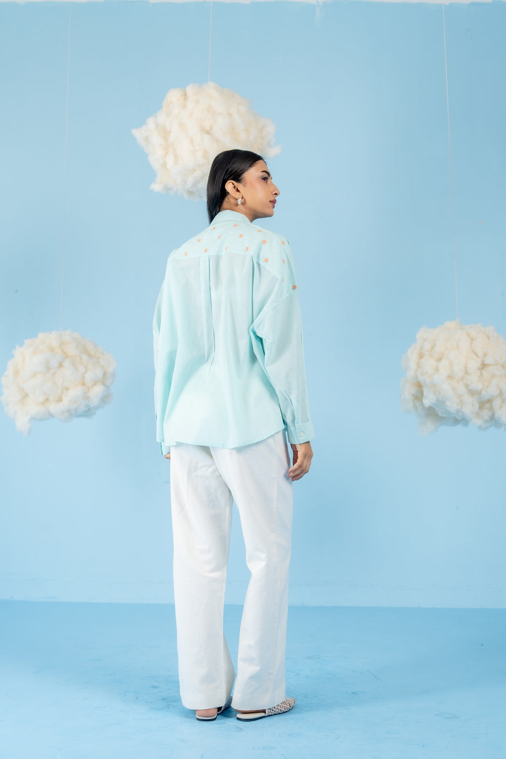 SKY BLUE  BLUEBERRY SHIRT