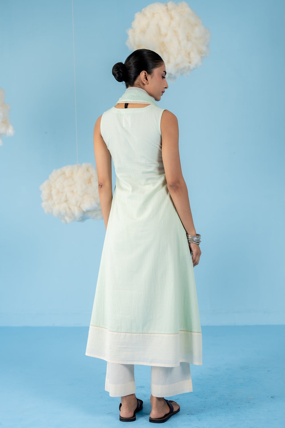MINT GREEN  KIWI KURTA SET OF 3