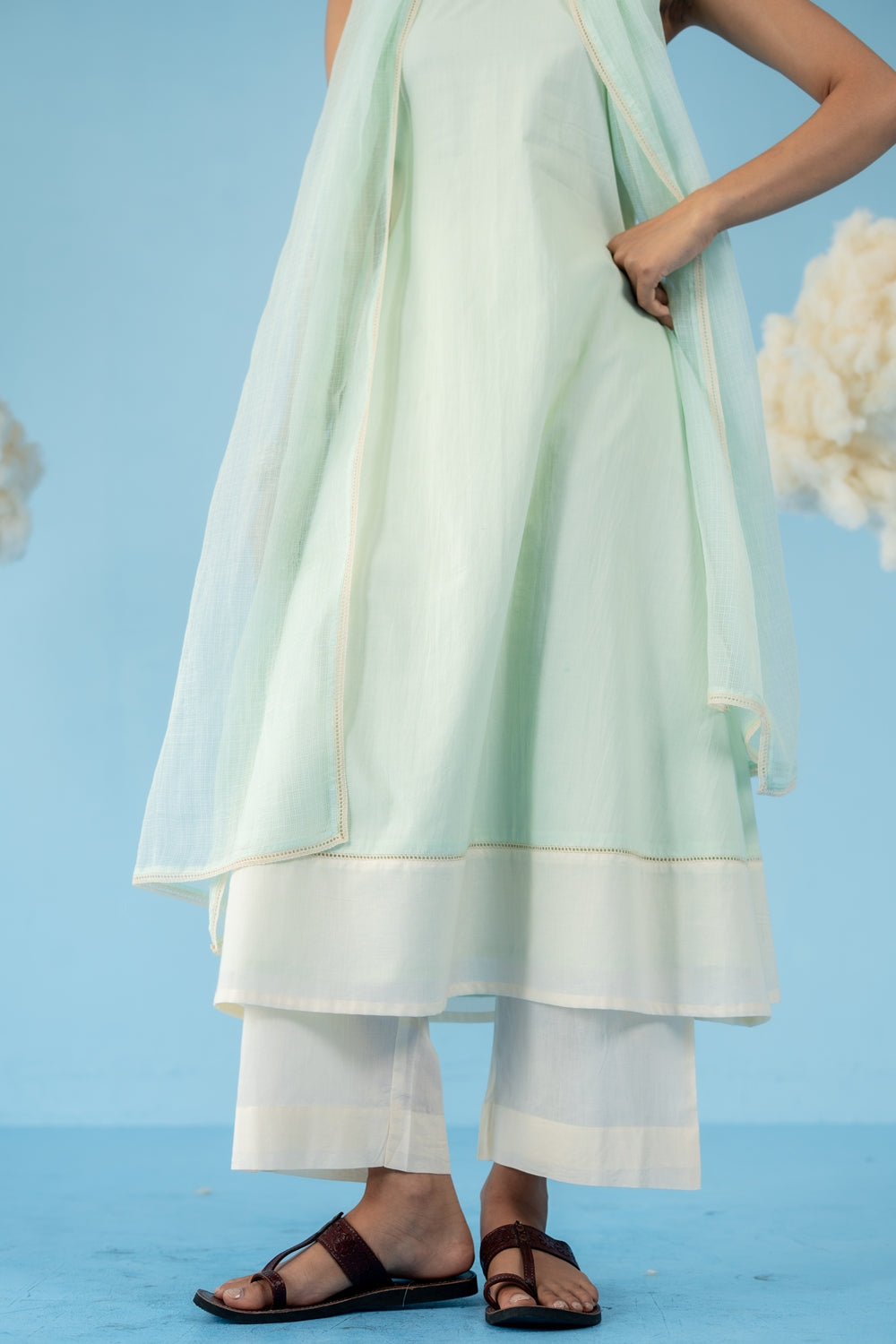 MINT GREEN  KIWI KURTA SET OF 3
