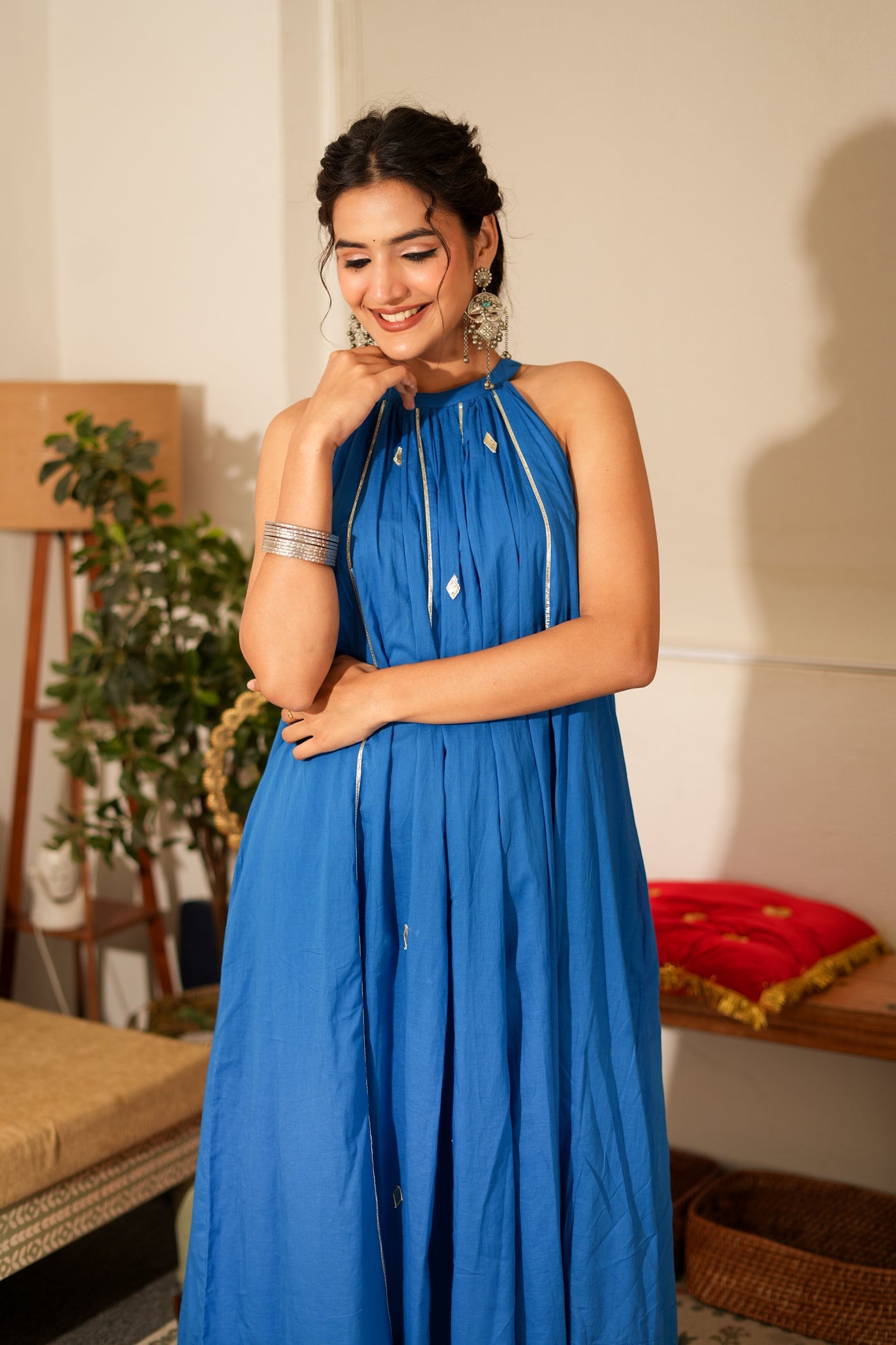 BLUE VARNIKA KURTA SET OF 2