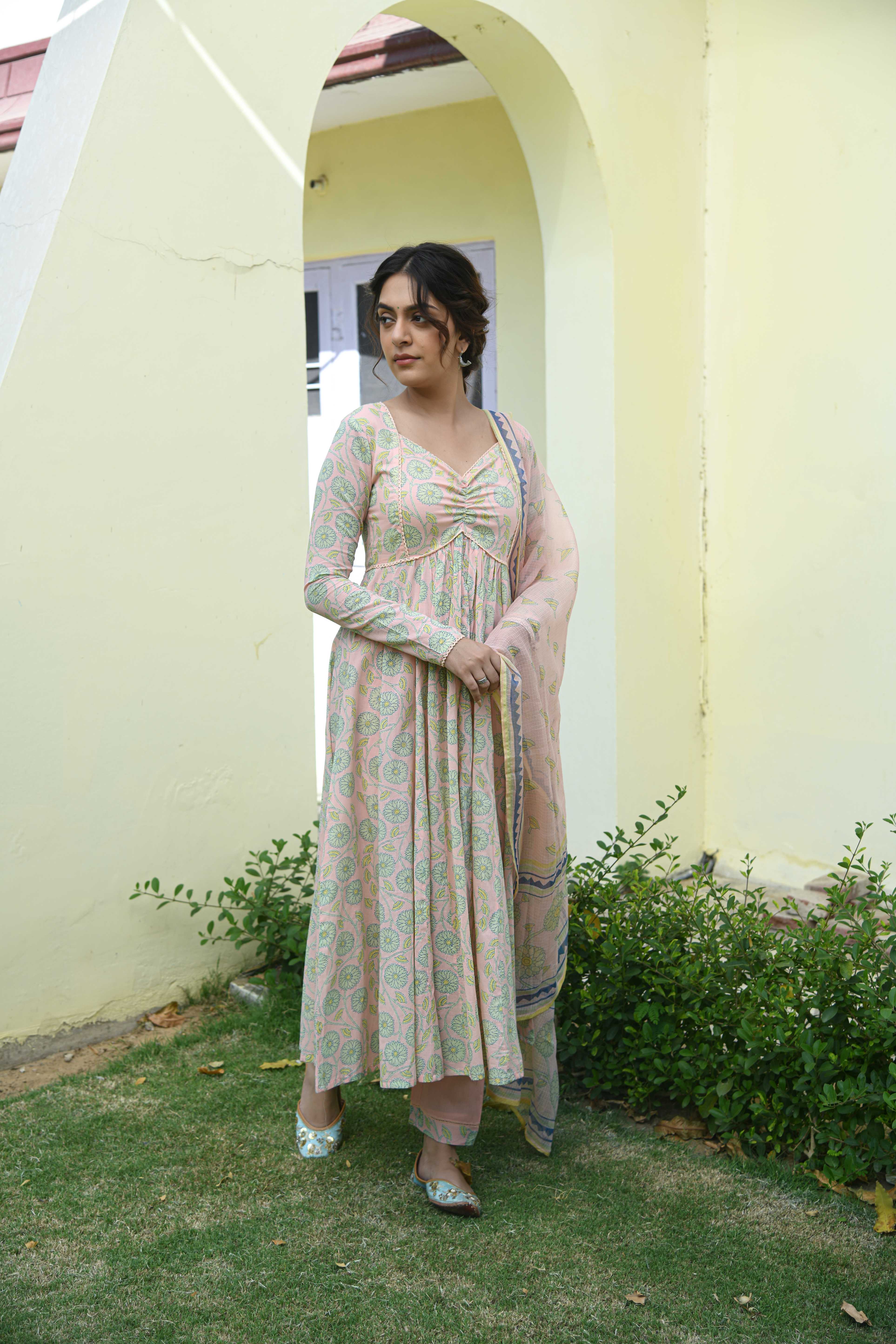 GUDHAL  ANARAKALI SET OF 3