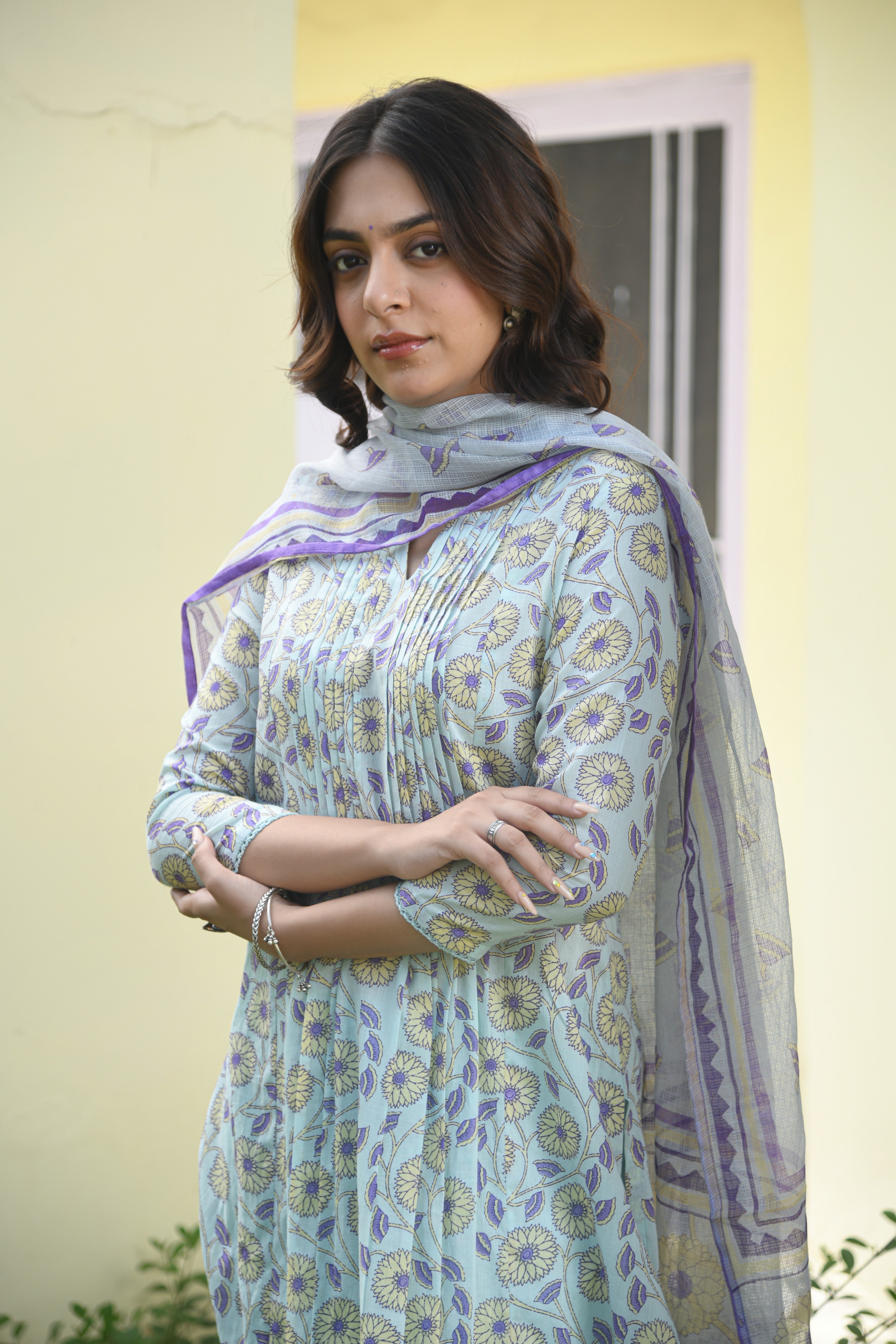 MANDARA KURTA PANT SET OF 3