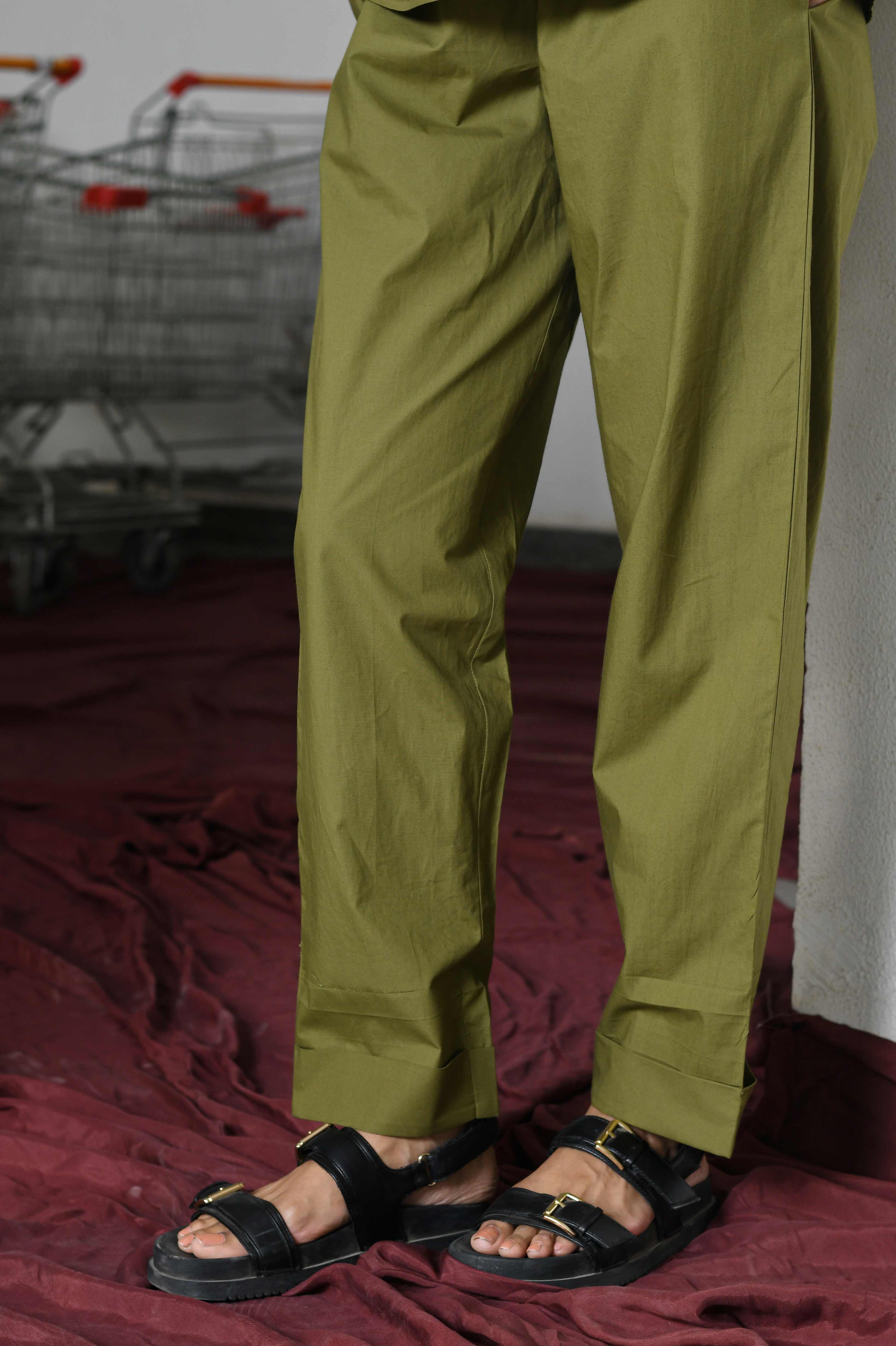 OLIVE CLASSIC CO-ORD SET