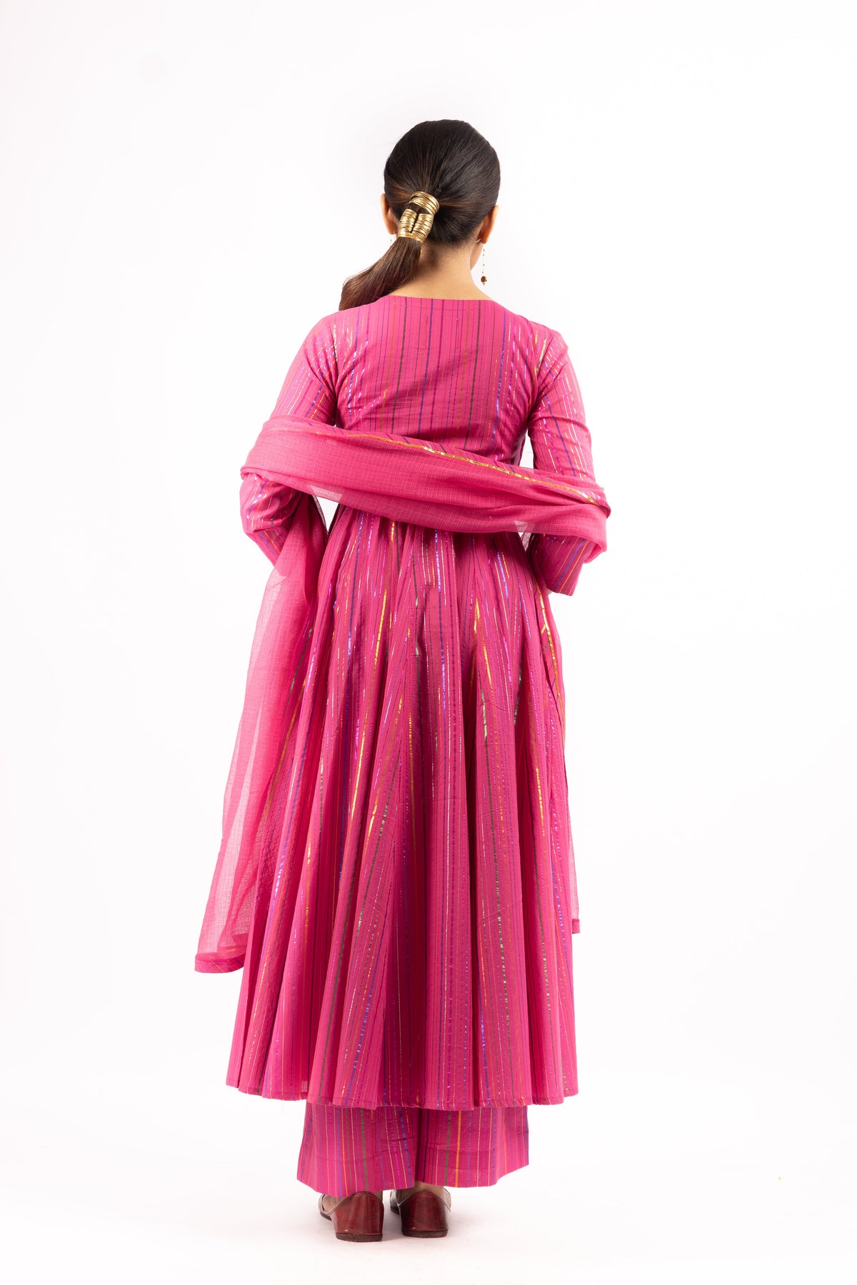 RANGIRA PINK ANARKALI SET OF 3