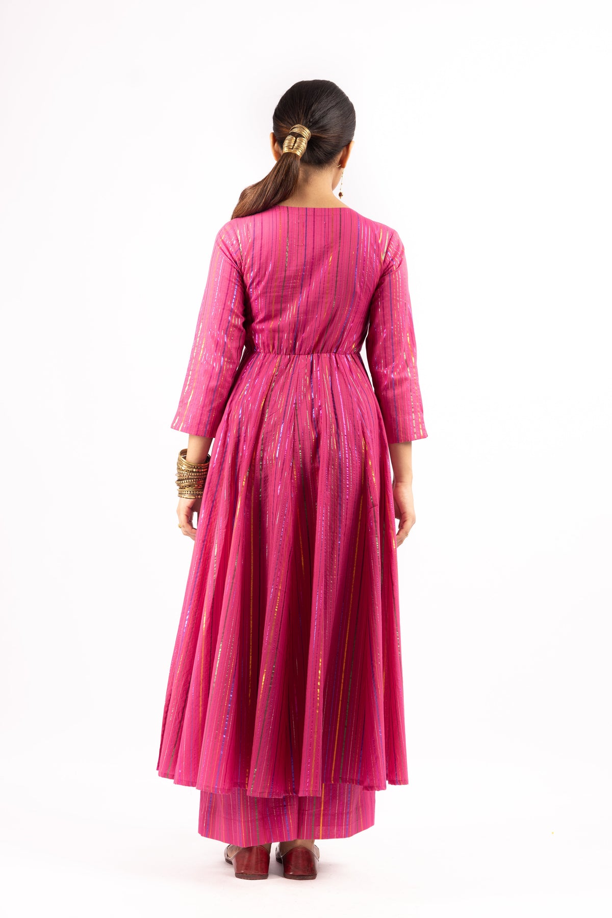 RANGIRA PINK ANARKALI SET OF 3