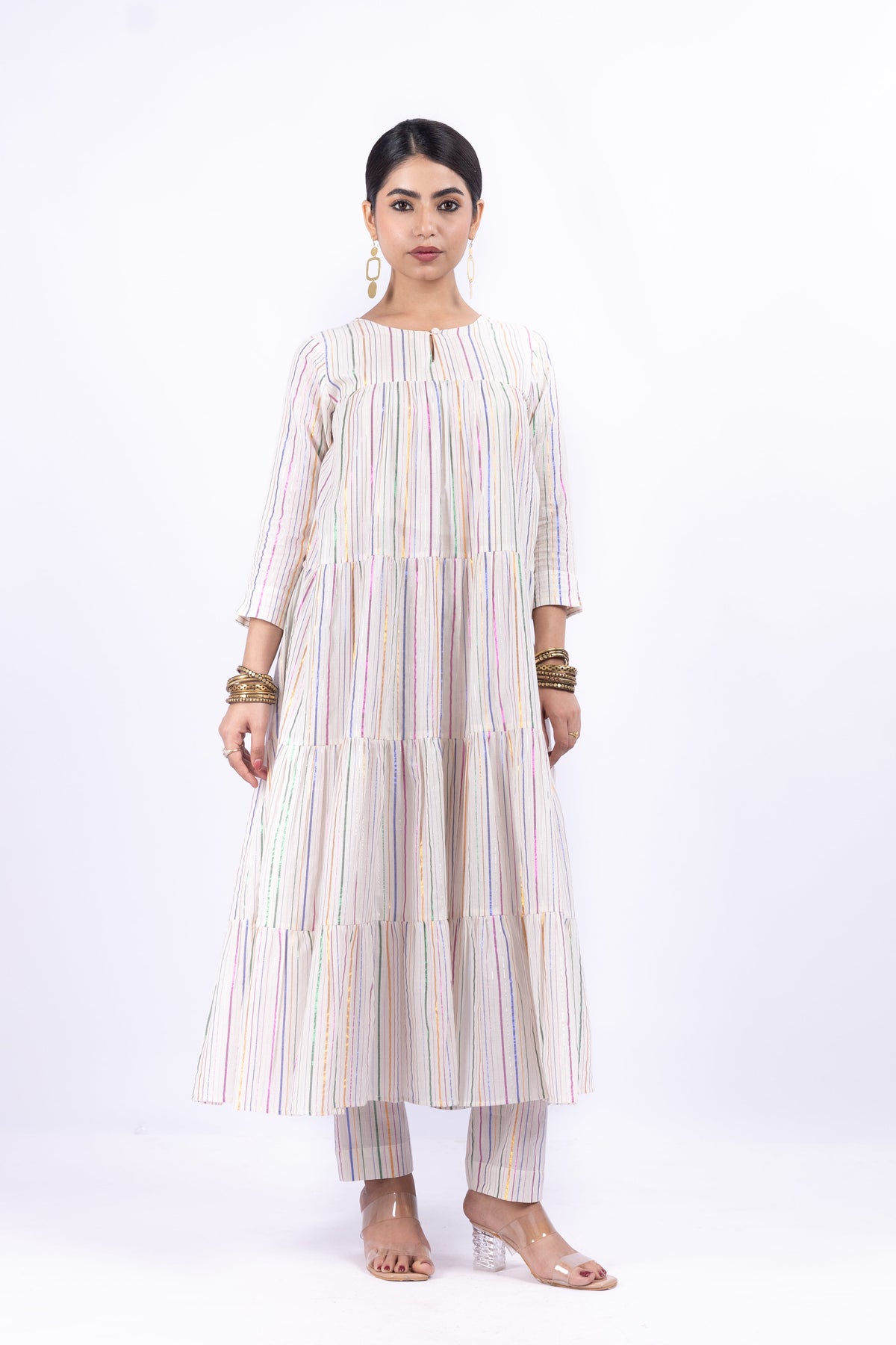 JALSA WHITE CO-ORD SET OF 2