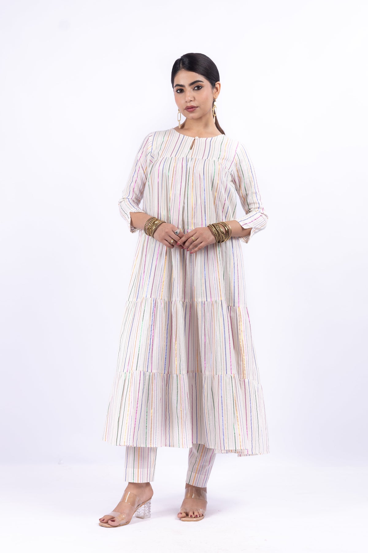 JALSA WHITE CO-ORD SET OF 2