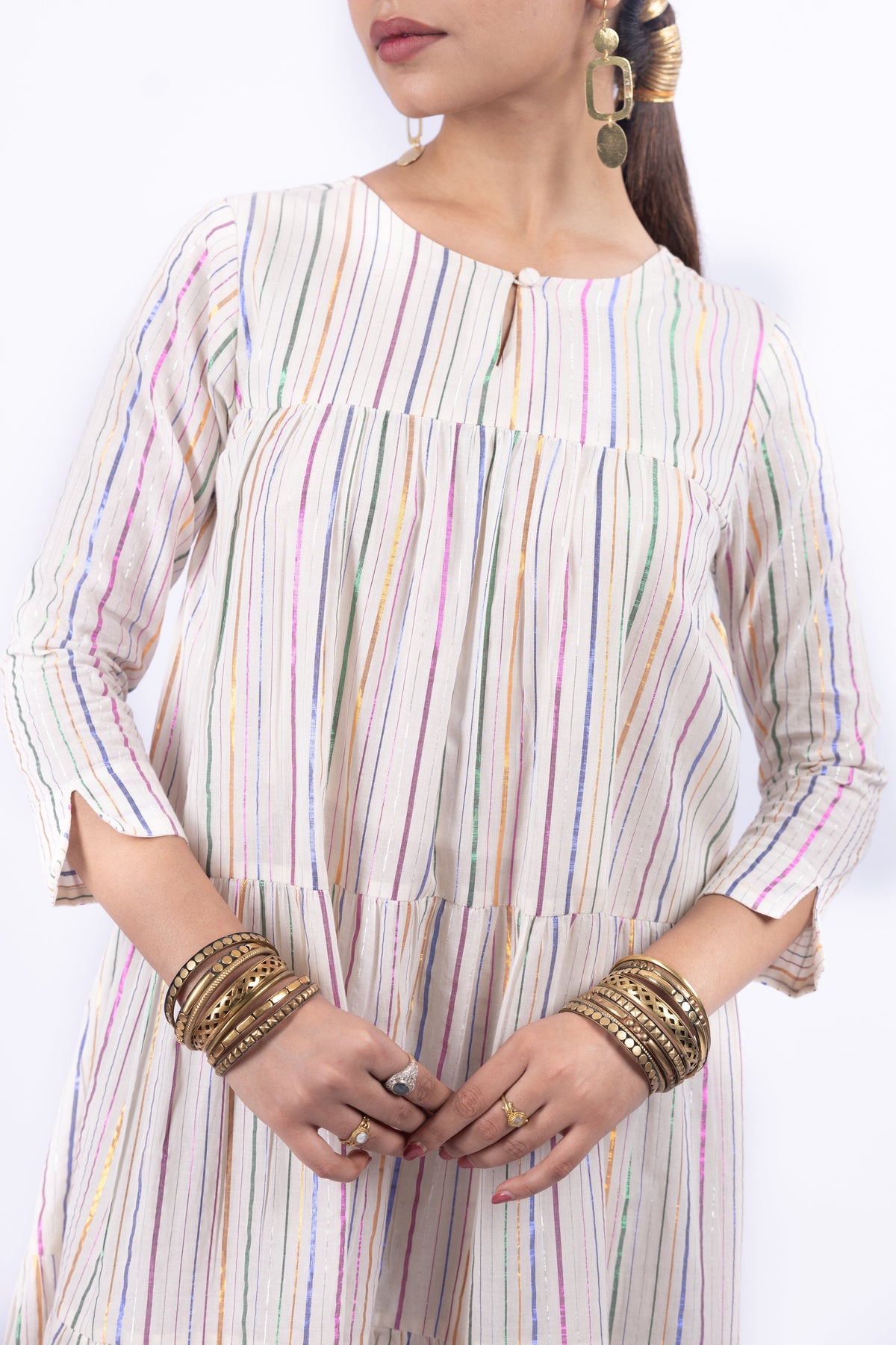 JALSA WHITE CO-ORD SET OF 2