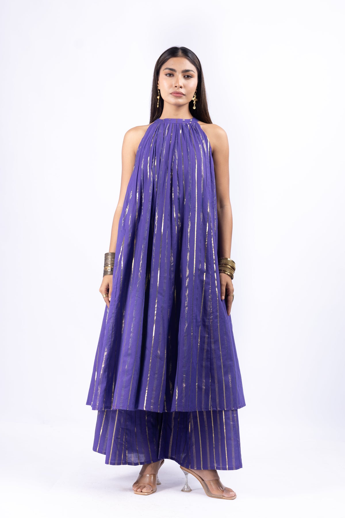 DASTAAN PURPLE CO-ORD SET OF 2