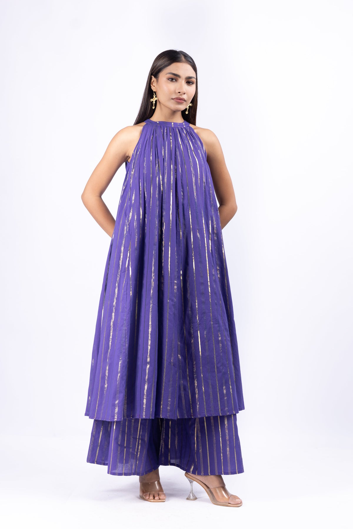 DASTAAN PURPLE CO-ORD SET OF 2