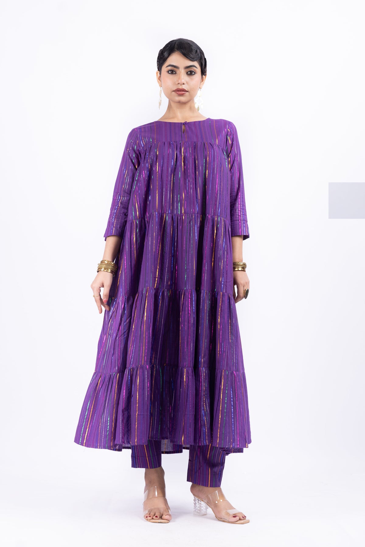 JALSA PURPLE CO-ORD SET OF 2