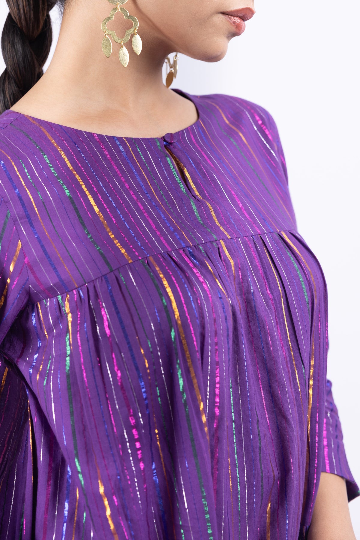 JALSA PURPLE CO-ORD SET OF 2